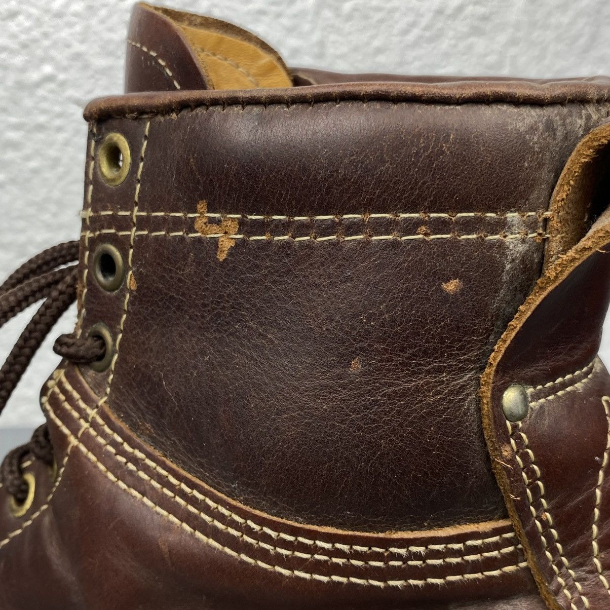RRL Ralph Lauren Brunel Leather Work Boots Size US 7 / EU 40 - 11 Thumbnail
