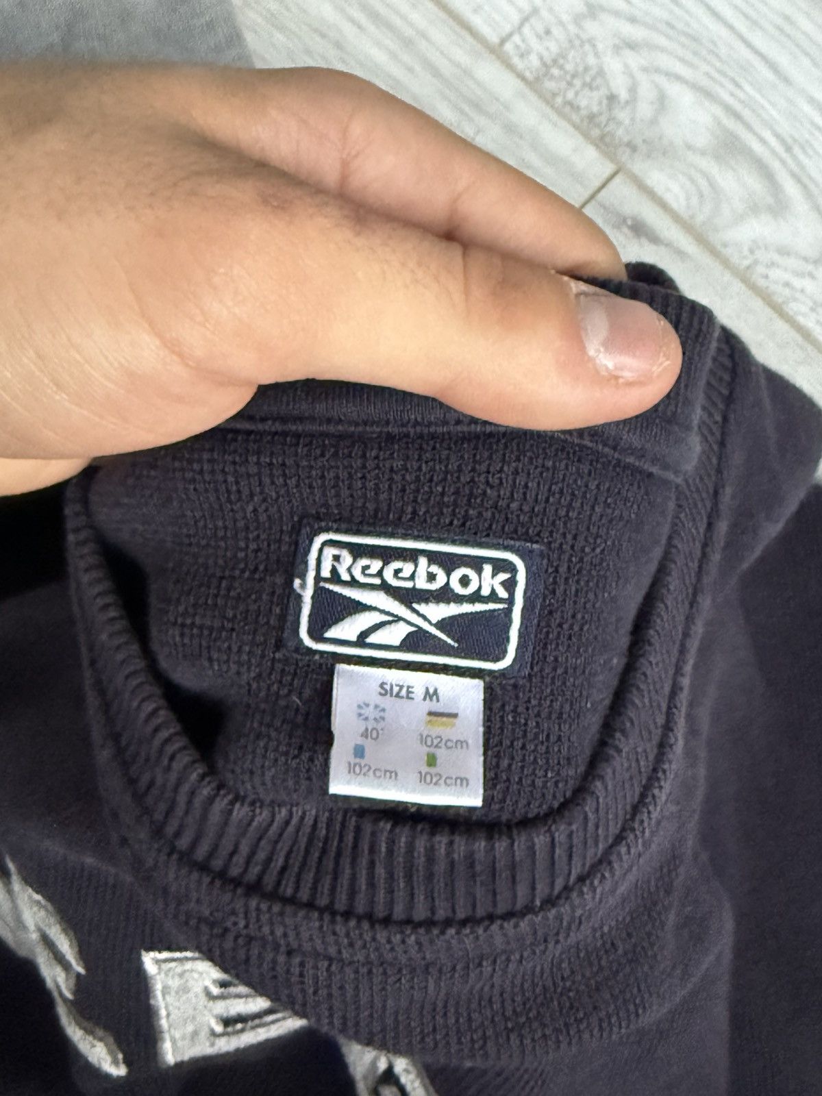 Reebok Vintage Reebok big logo sweatshirt Crewneck sweater Size US M / EU 48-50 / 2 - 4 Thumbnail