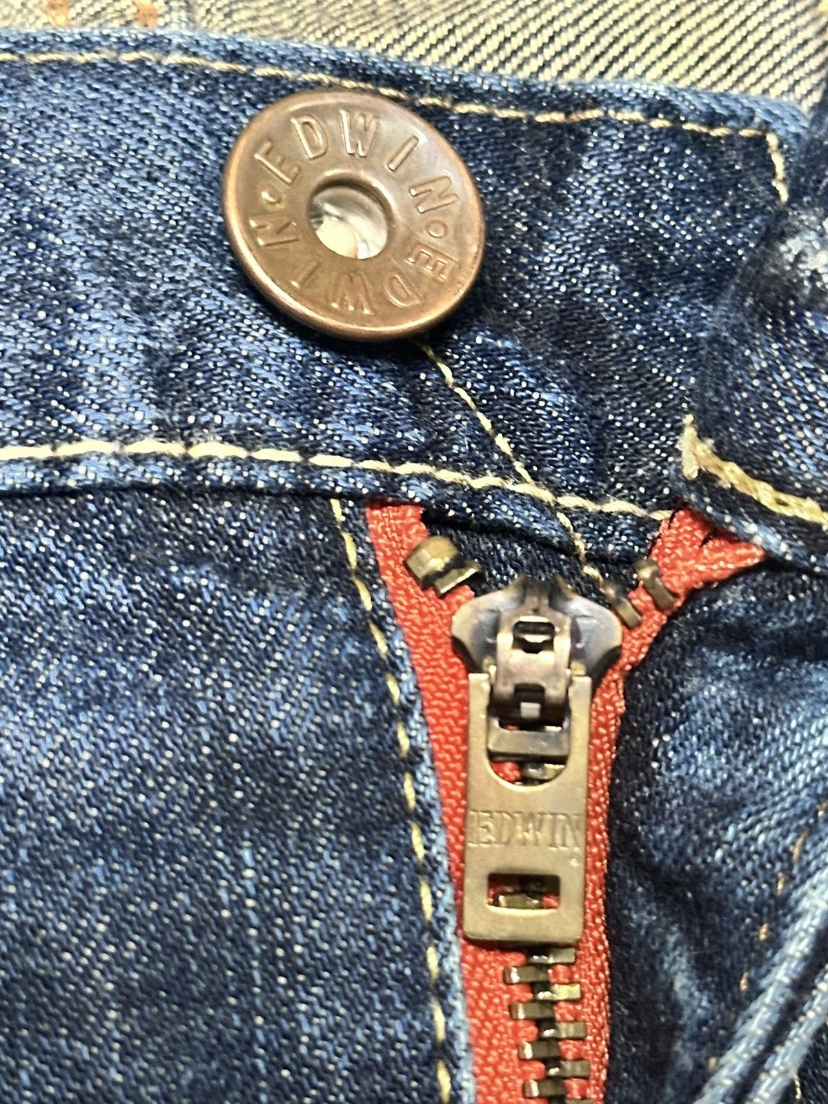 Edwin Edwin 505Z Vtg Selvage Denim Japan Jeans Straight and Faded Size US 32 / EU 48 - 12 Thumbnail