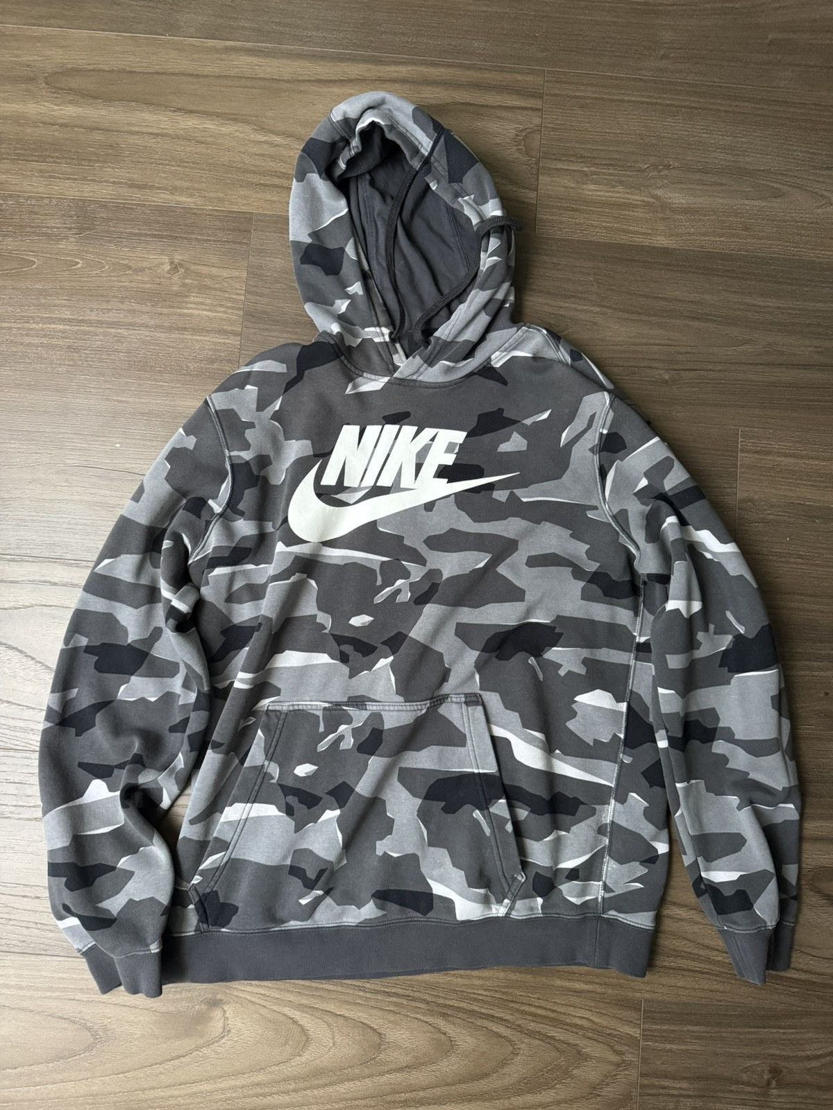 Nike Nike Grey Camo Hoodie Size US M / EU 48-50 / 2 - 1 Preview