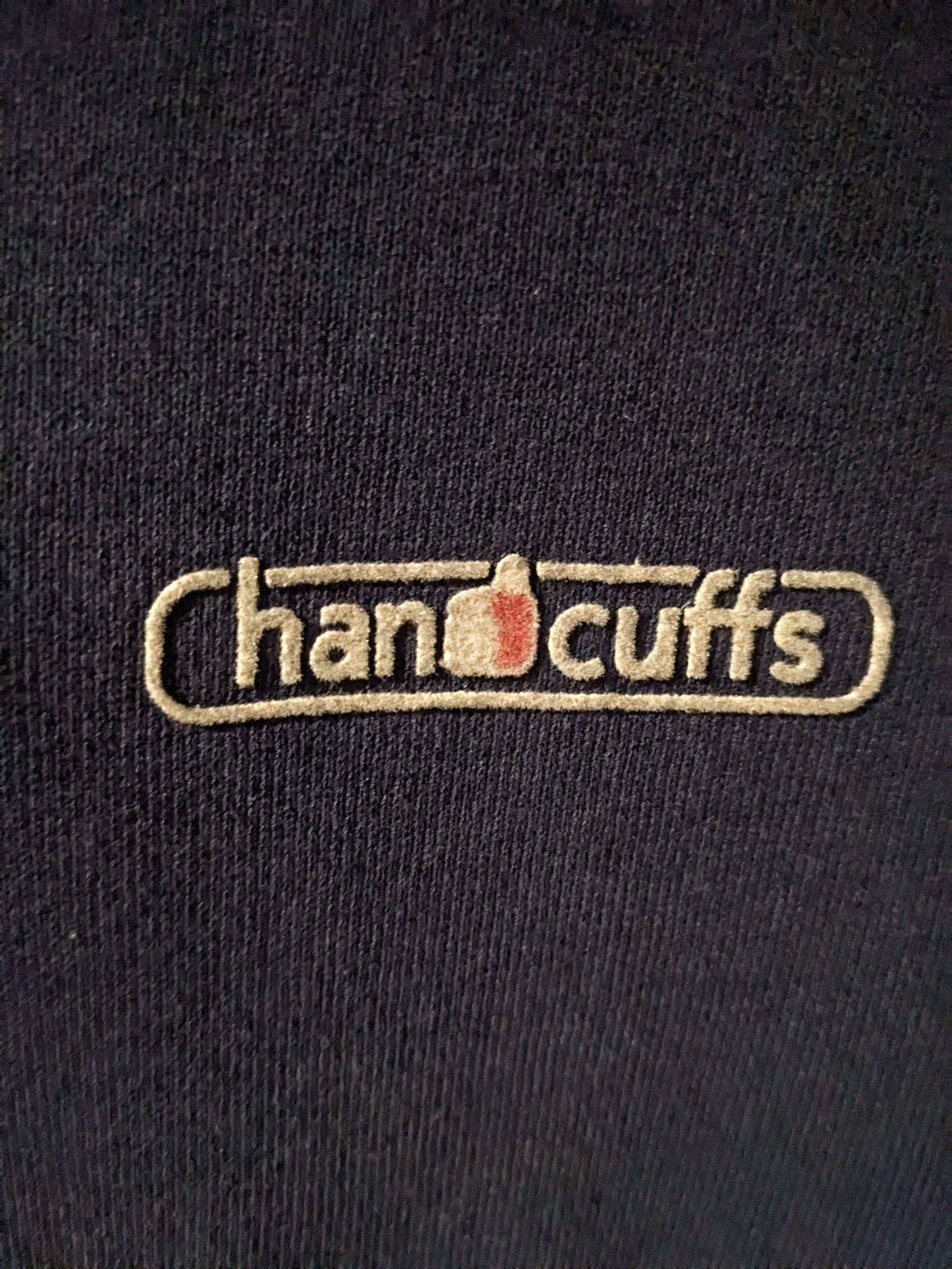 Designer × Vintage Vintage 90s Hand Cuffs Essential Blue Youth Medium Hoodie Size US M / EU 48-50 / 2 - 2 Thumbnail