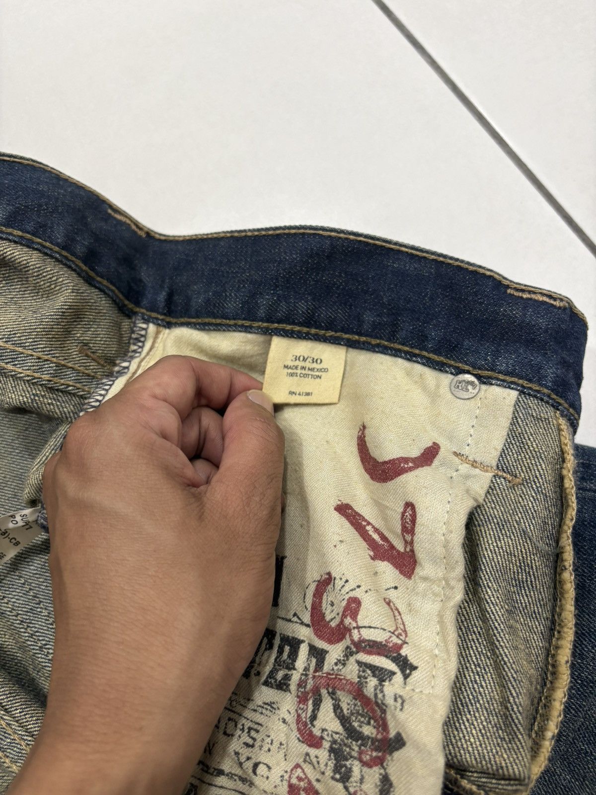 Polo Ralph Lauren crazy vintage y2k polo ralph lauren baggy jeans Size US 31 - 8 Thumbnail