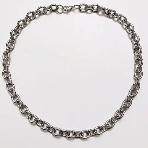Other Plain No Charm Stainless Steel Chain Necklace Size ONE SIZE - 2 Thumbnail