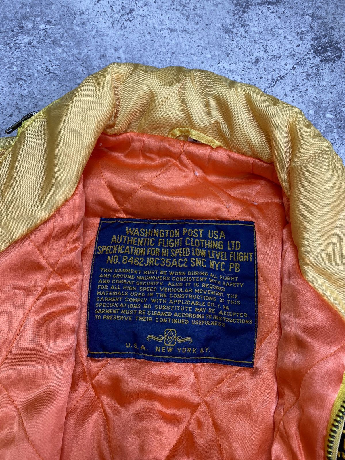 Alpha Industries 🇺🇸 Vintage Bomber Flight Jacket Washington Post USA Size US M / EU 48-50 / 2 - 4 Thumbnail