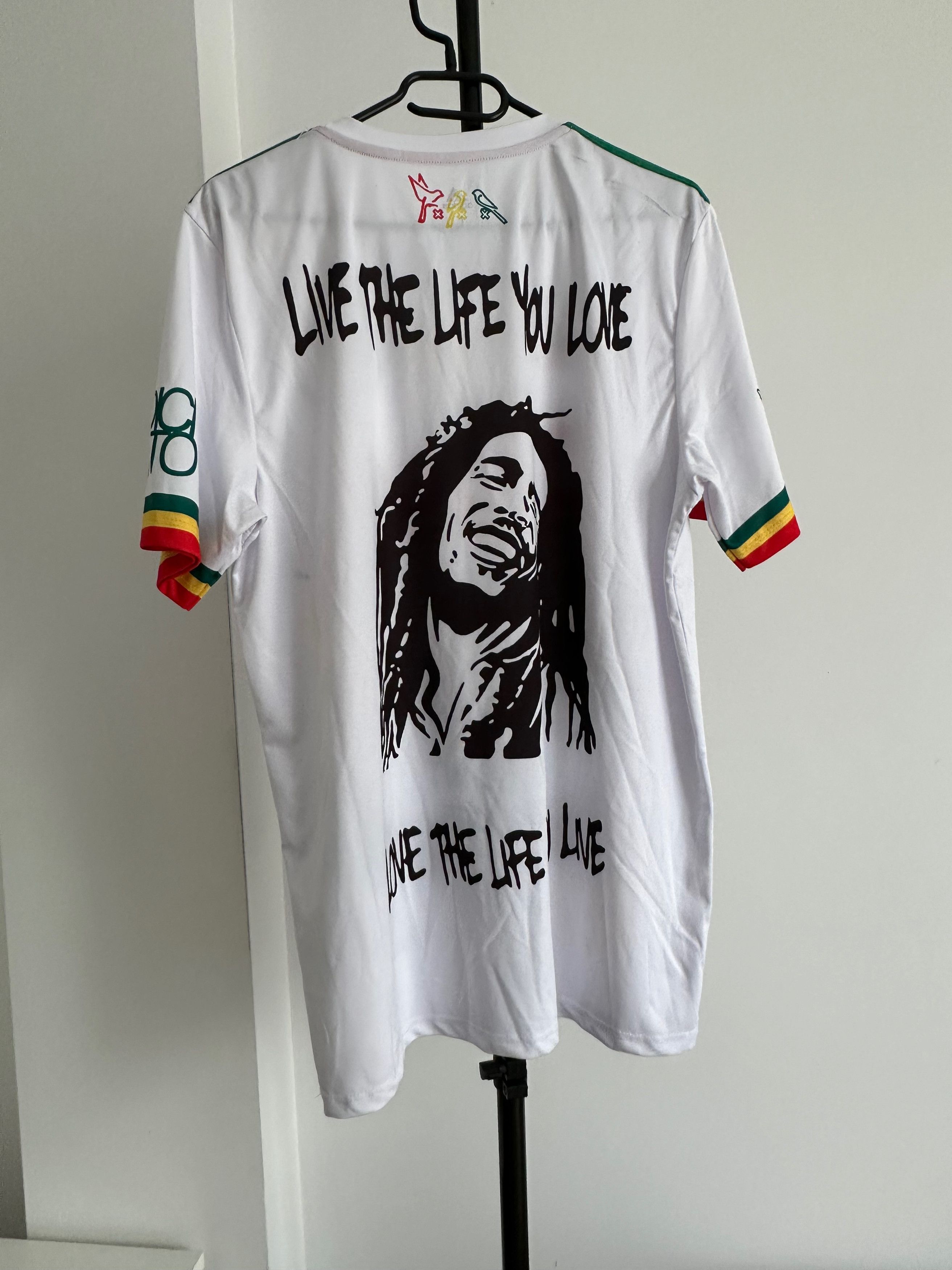 Bob Marley REPLICA Ajax Bob Marley Soccer Football Shirt jersey Size US L / EU 52-54 / 3 - 7 Thumbnail