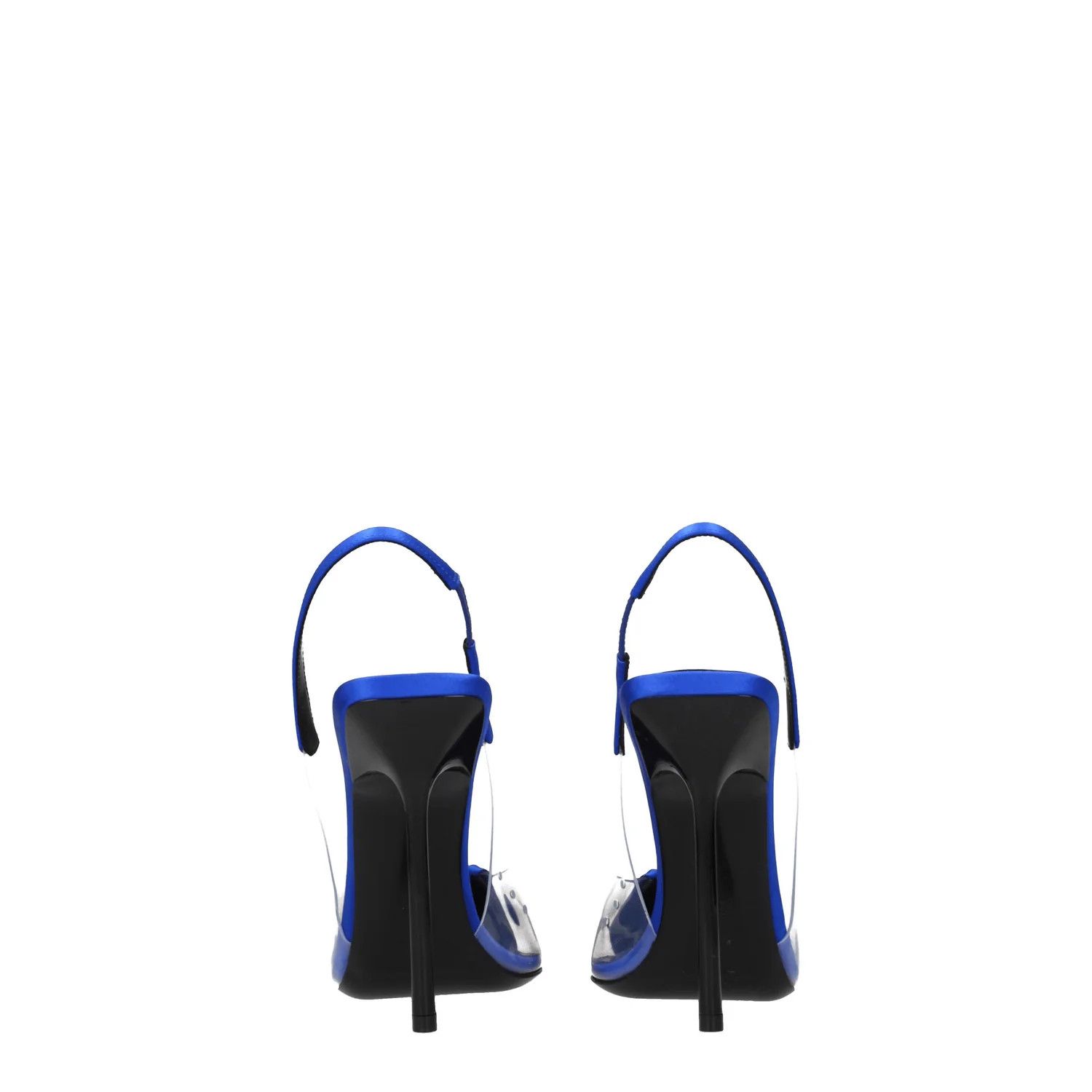 Saint Laurent Paris ob1o1e1224 Satin Sandals in Blue Size US 6.5 / IT 36.5 - 5 Thumbnail