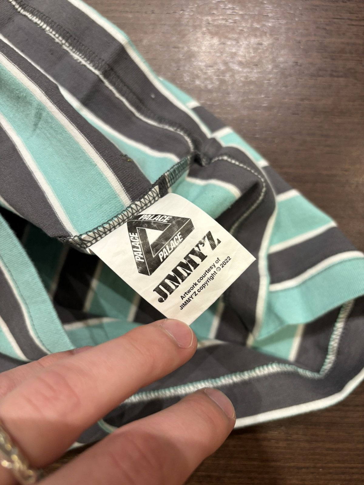 Palace Palace Jimmyz Striped Tee Size US XL / EU 56 / 4 - 5 Thumbnail