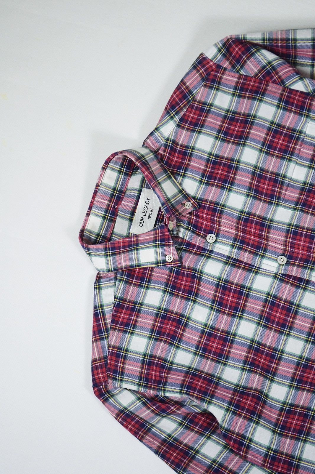 Our Legacy Our Legacy Flannel Plaid Check Long Sleeve Shirt Size US S / EU 44-46 / 1 - 6 Thumbnail