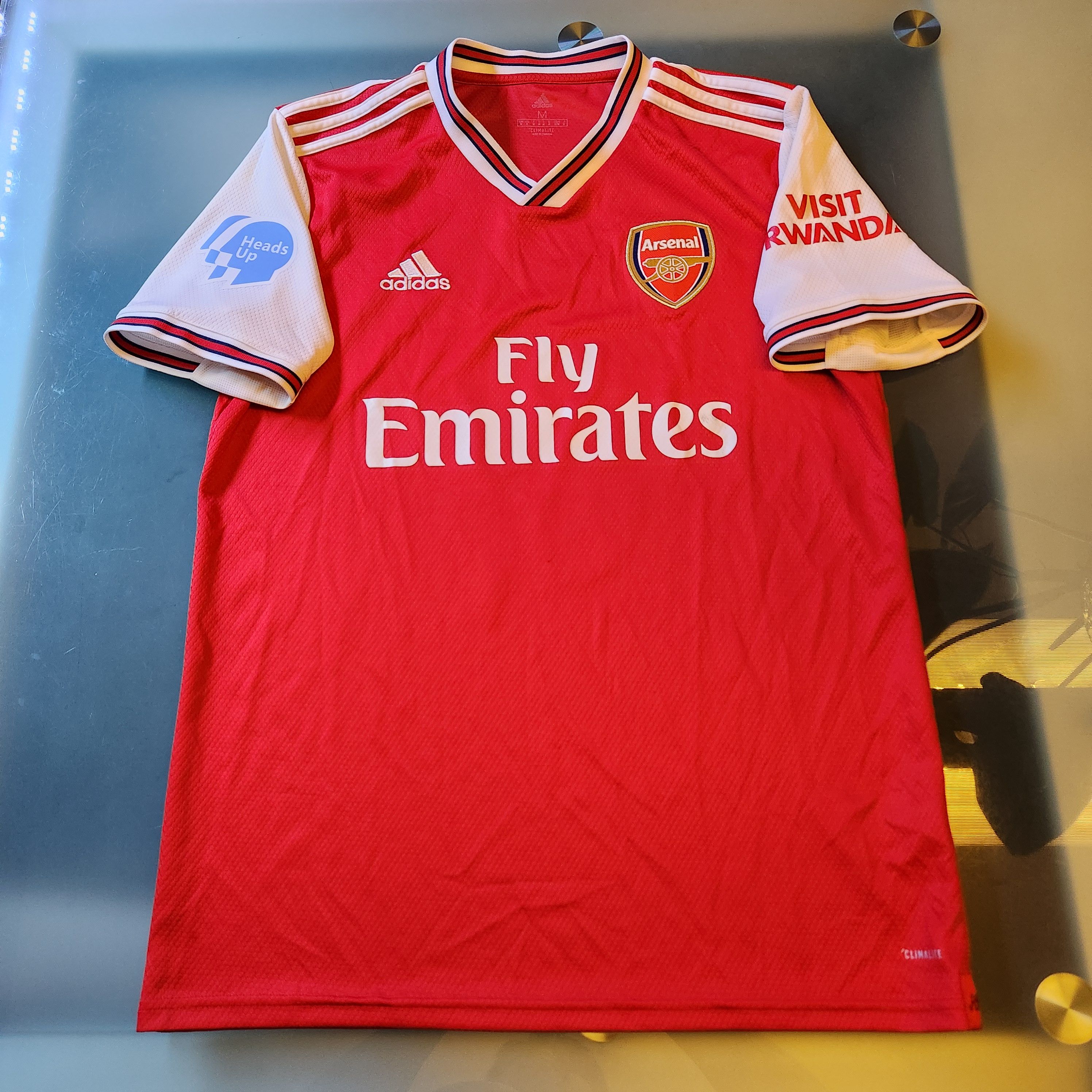 Adidas Authentic Arsenal CEBALLOS 2019-2020 Heads Up Home Jersey Size US M / EU 48-50 / 2 - 3 Thumbnail