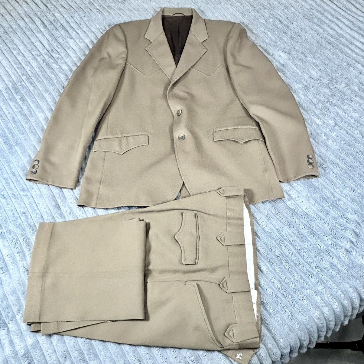 Other VTG 80s Kenny Rogers Western Collection Circle S Suit 42R Size 42L - 1 Thumbnail