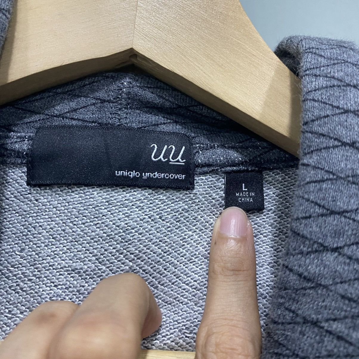 Undercover × Uniqlo Undercover x Uniqlo UU Diamond Pattern Zip Hoodie Size US M / EU 48-50 / 2 - 12 Thumbnail