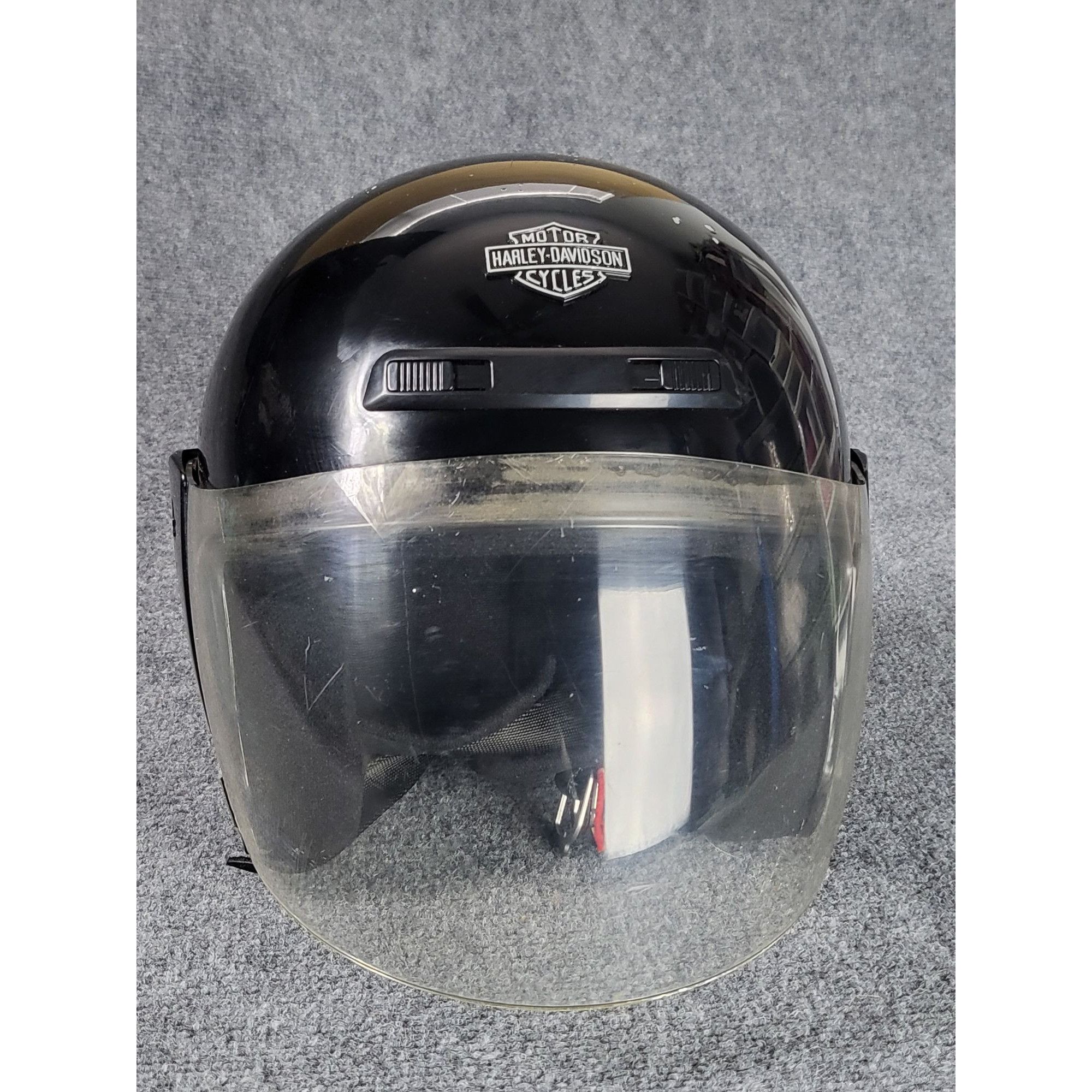Harley Davidson Harley Davidson Motorcycle Helmet JET DOT Black Gloss Full F Size ONE SIZE - 2 Thumbnail