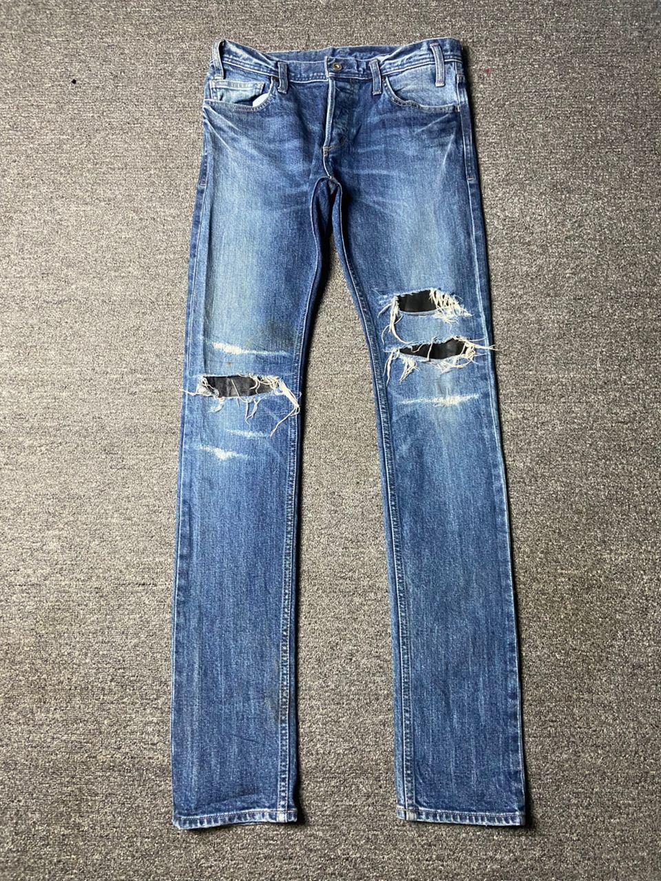 5351 Pour Les Hommes Distressed Ripped Jeans (162)