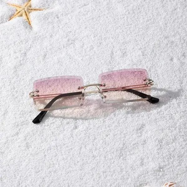 Vintage Square Rimless Glasses 2024 Size ONE SIZE - 1 Thumbnail