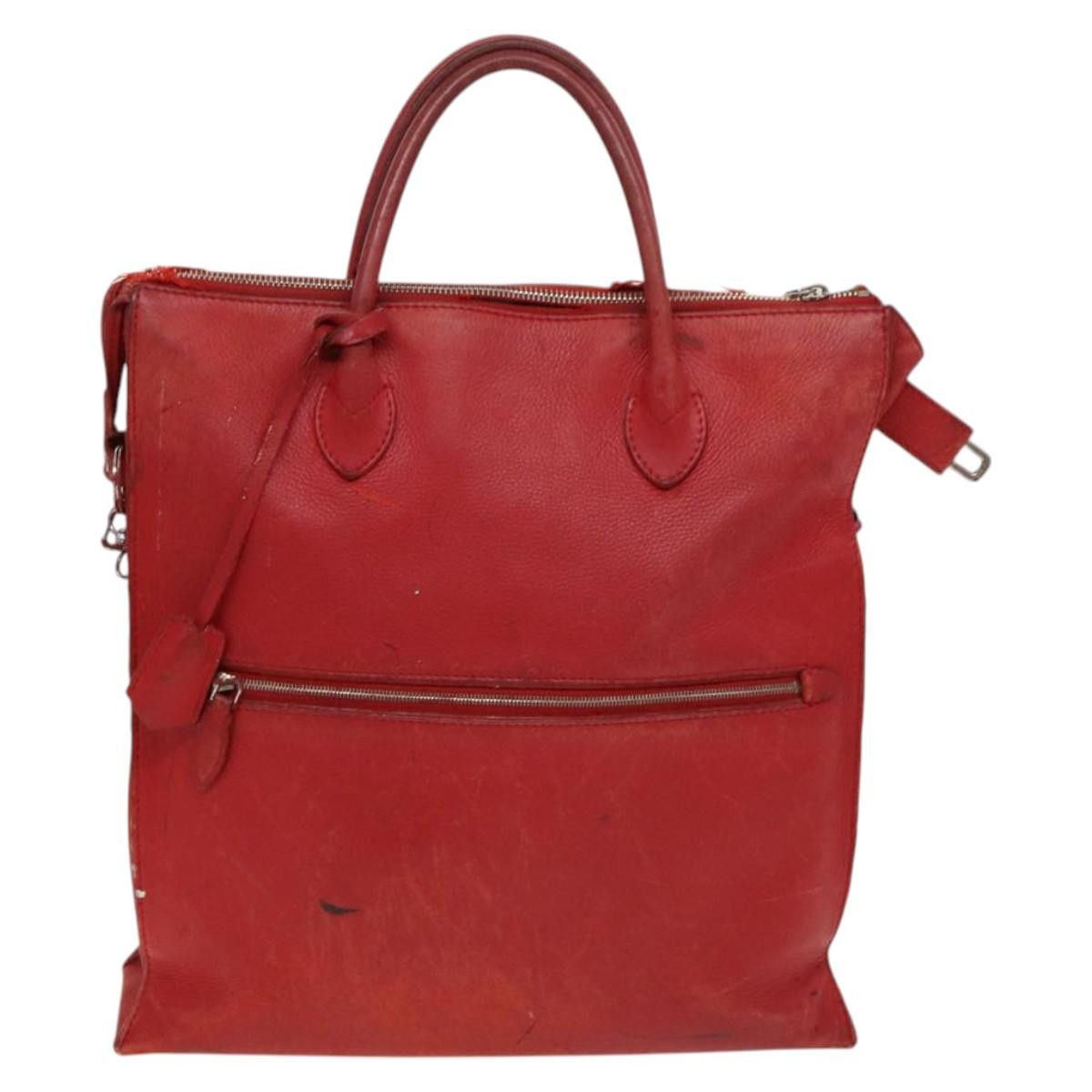 Louis Vuitton LOUIS VUITTON Hand Bag 2014stainless Steel Red Size ONE SIZE - 13 Thumbnail