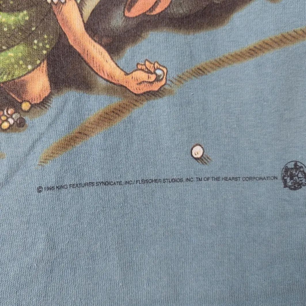 Universal Studios × Vintage Vintage 90s Universal Studios Popeye Betty Boop Tshirt Size US XL / EU 56 / 4 - 4 Thumbnail