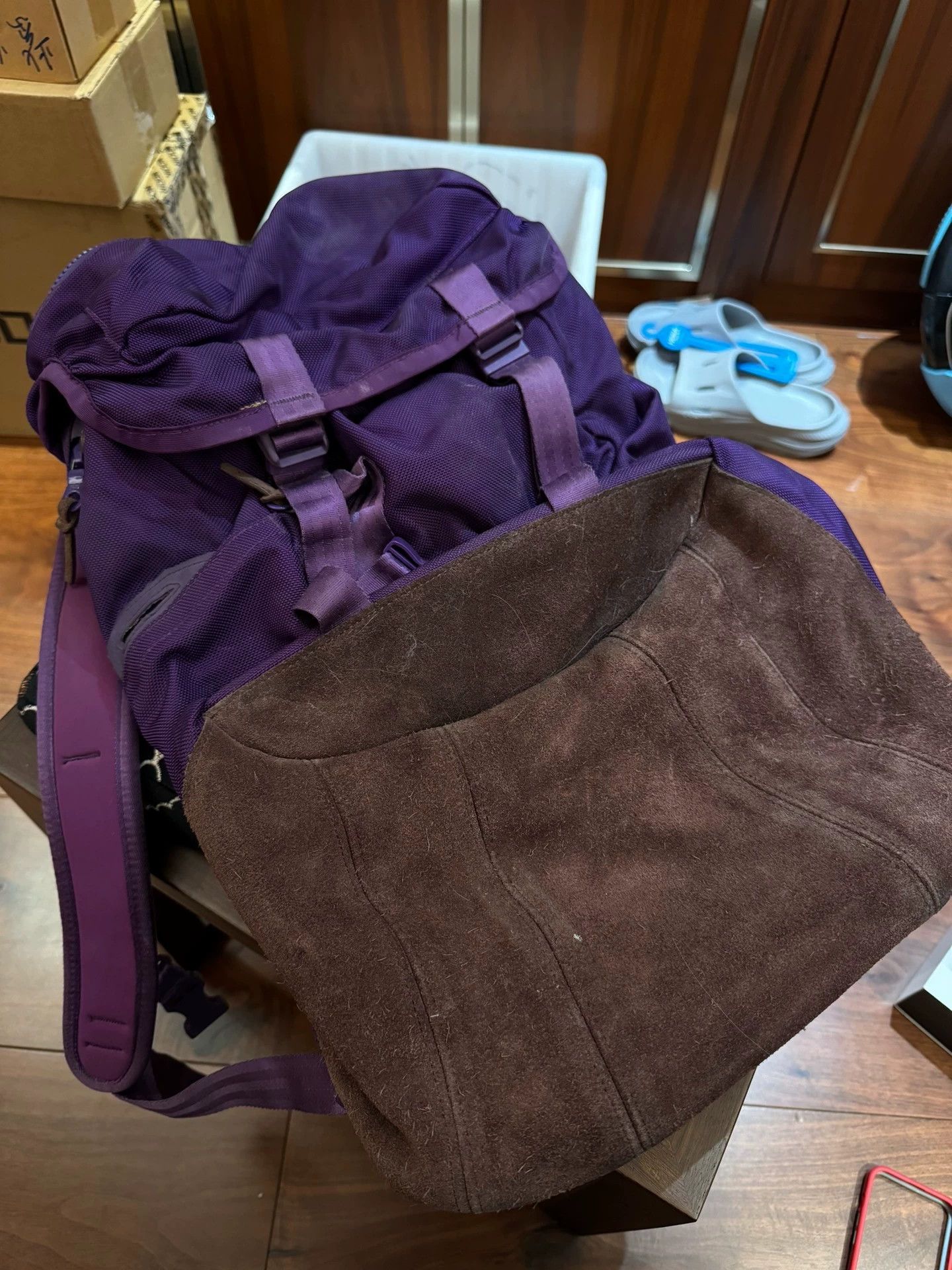 Visvim visvim ballistic 25L purple backpack | Grailed