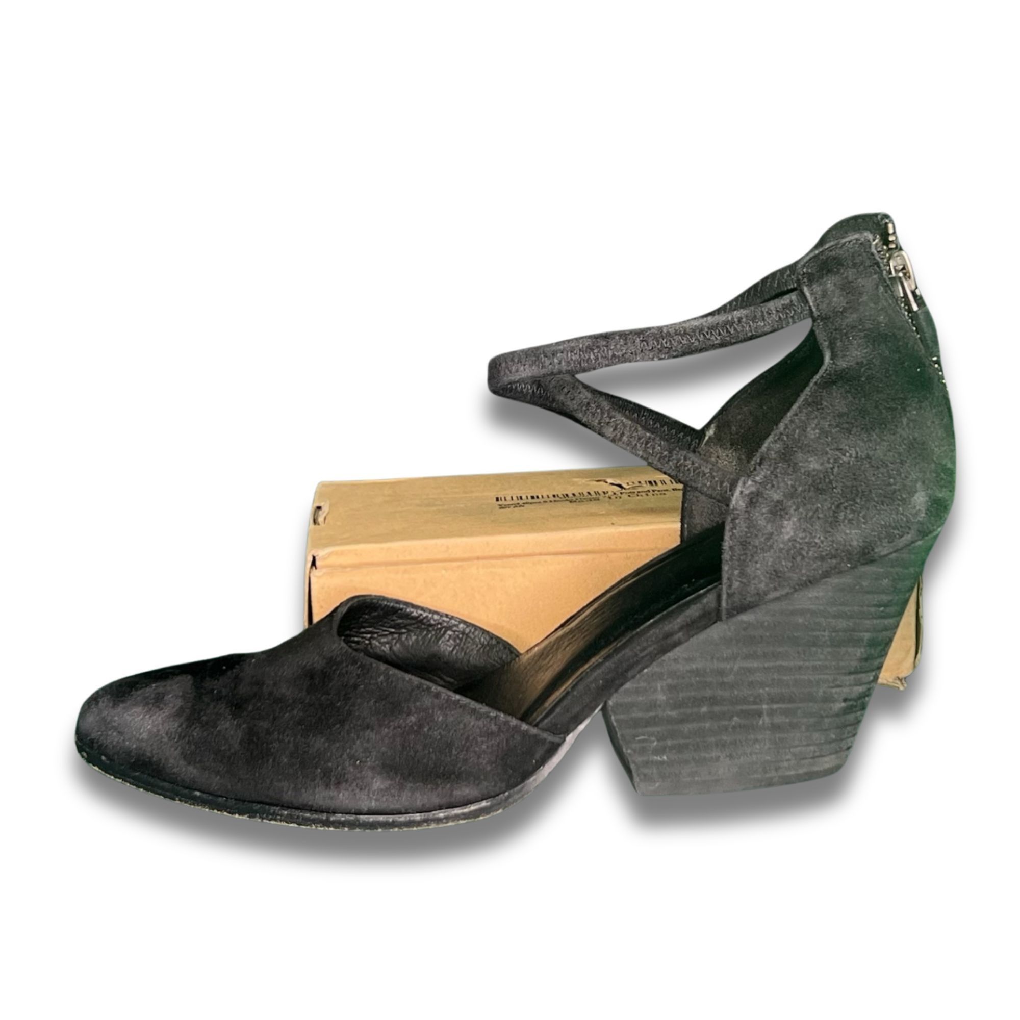 Eileen Fisher Eileen Fisher Tilda Stacked Heel Pumps Black Suede Womens Si Size US 7 / IT 37 - 8 Thumbnail