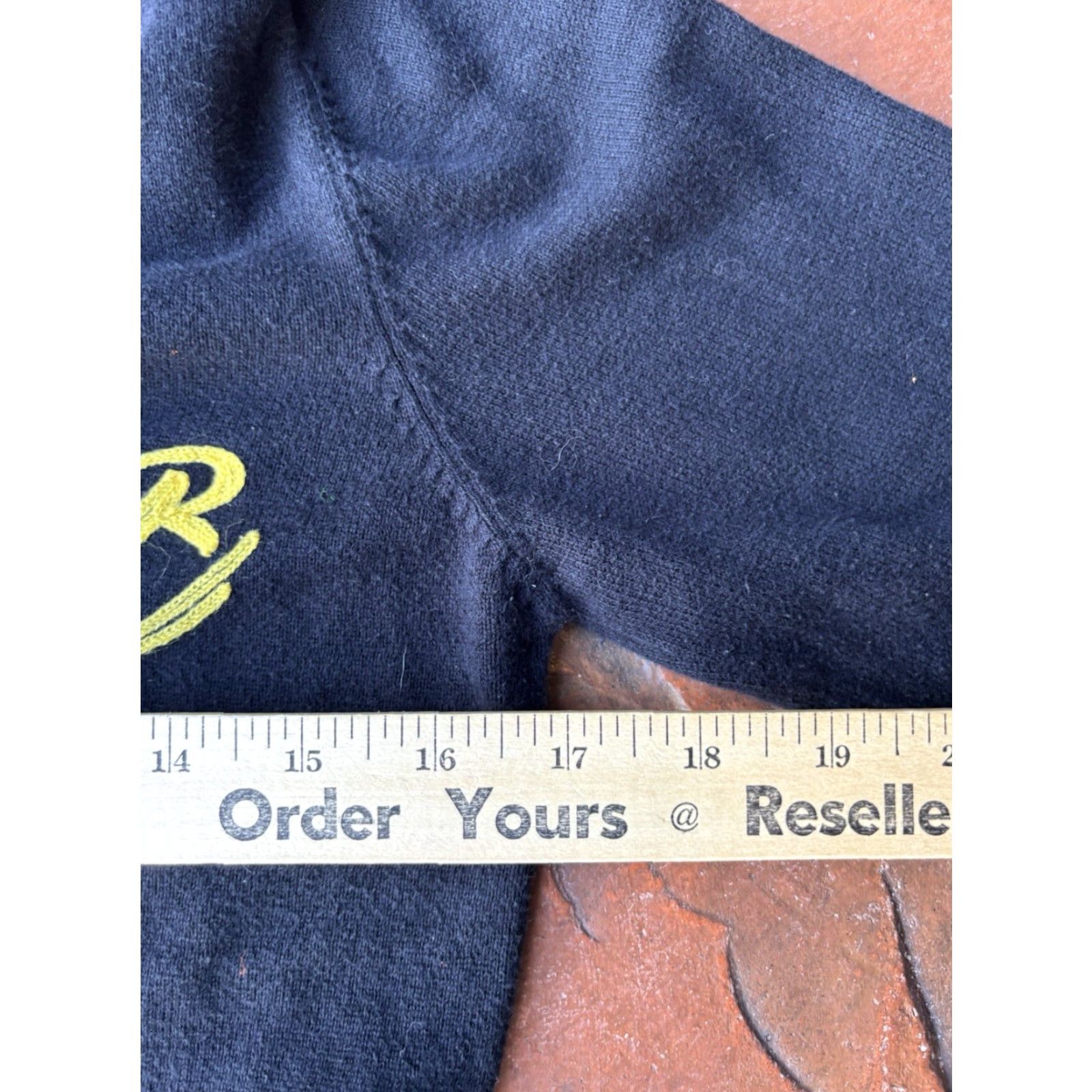 Vintage VINTAGE Rodeocrowns Cardigan Sweater Women M Black Knits V-Neck Long Sleeve Top Depot Designer Classic 90s Size M / US 6-8 / IT 42-44 - 5 Thumbnail