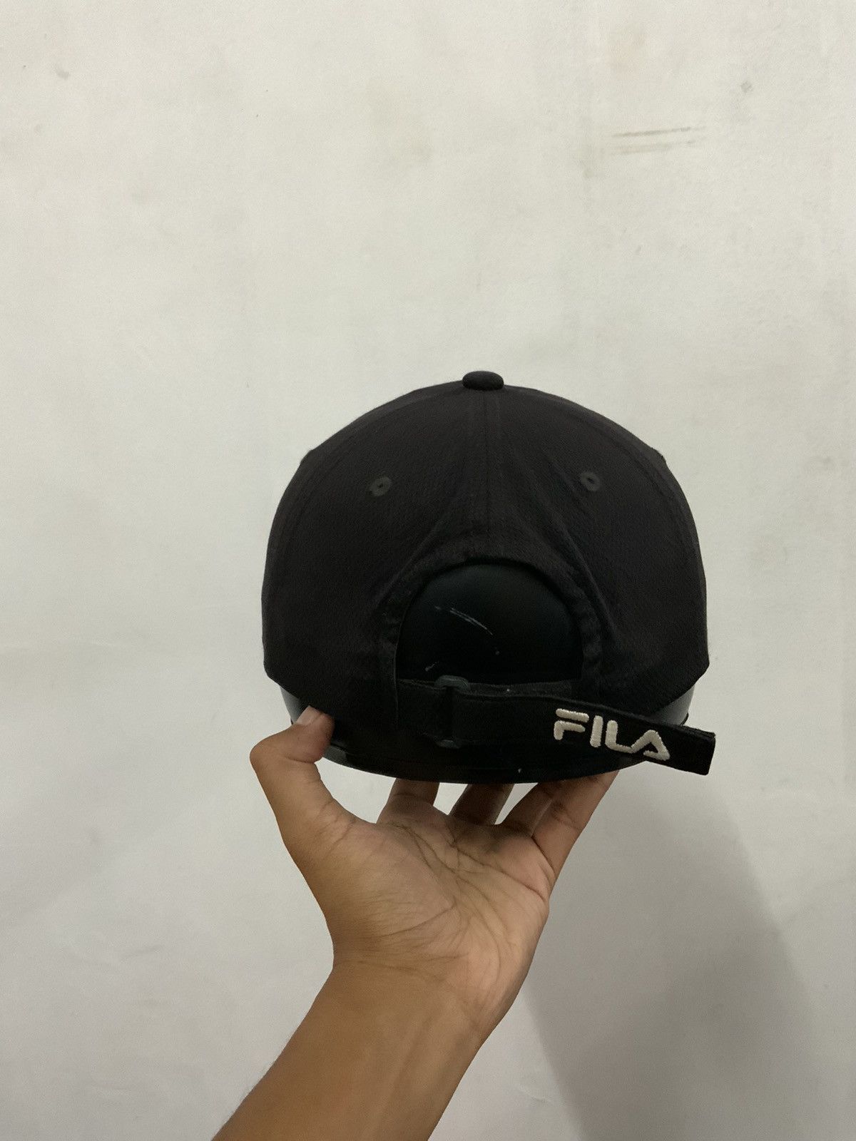 Fila Fila Black Spellout Hat Size ONE SIZE - 3 Thumbnail