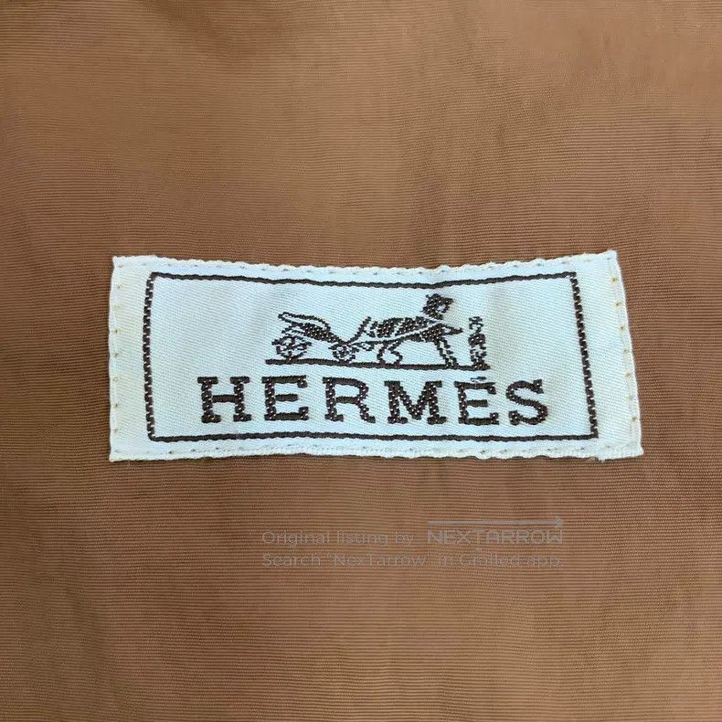 Hermes Hermes Dark Brown Hooded Drawstring Long Sleeve Jacket Win Size US L / EU 52-54 / 3 - 5 Thumbnail