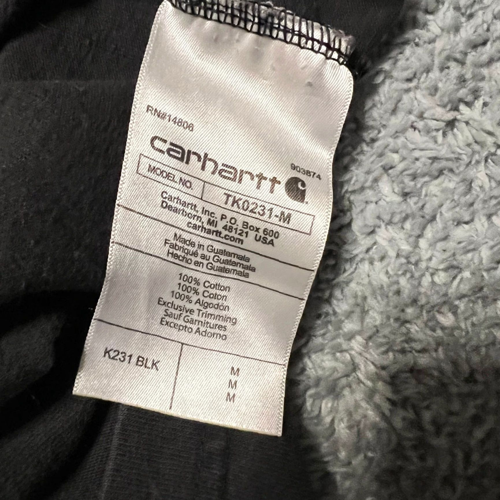 Carhartt Carhartt Shirt Mens Medium Loose Long Sleeve Crew Work Faded Black Size US M / EU 48-50 / 2 - 7 Thumbnail