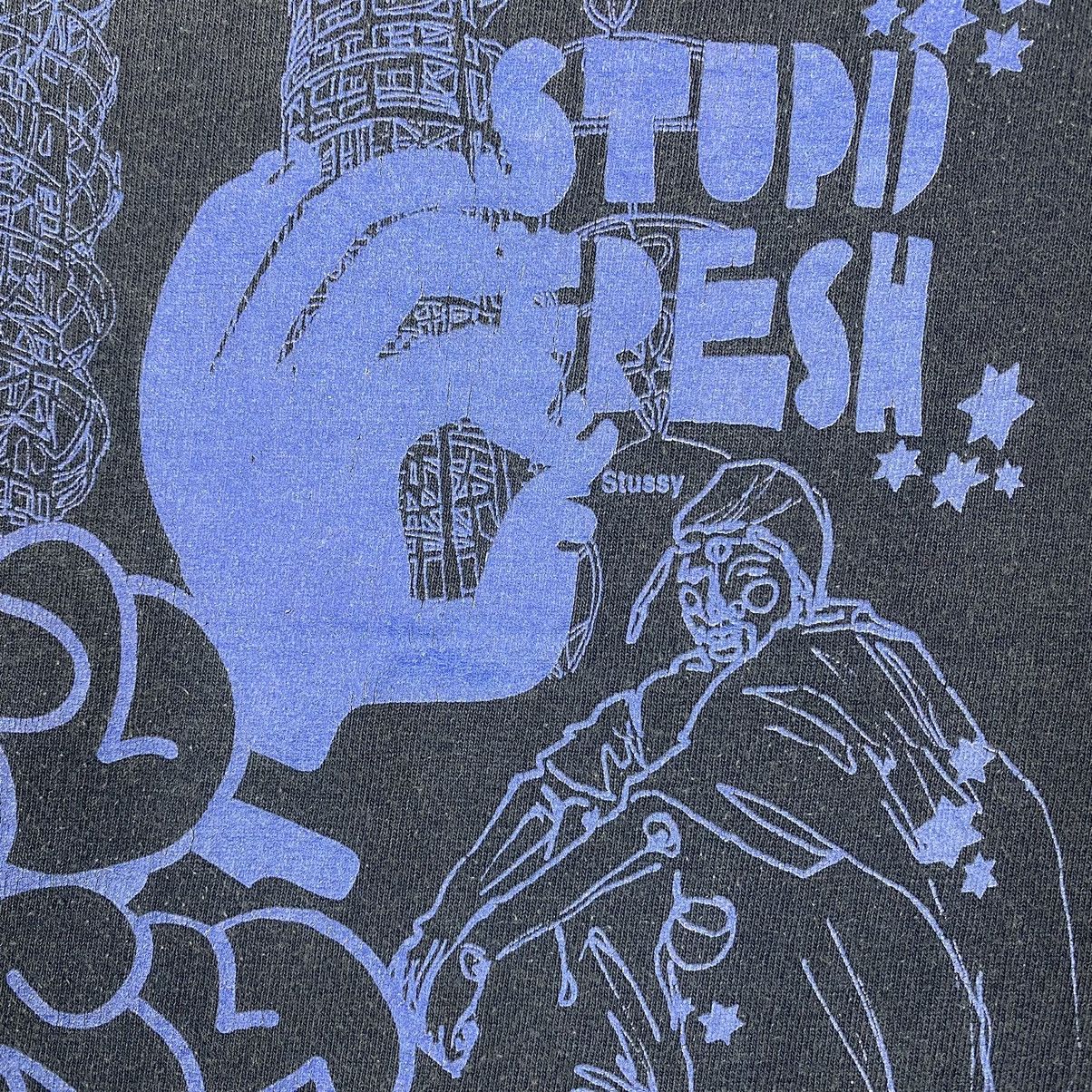 Stussy VINTAGE STUSSY STUPID FRESH SUNFADED TEE Size US S / EU 44-46 / 1 - 6 Thumbnail