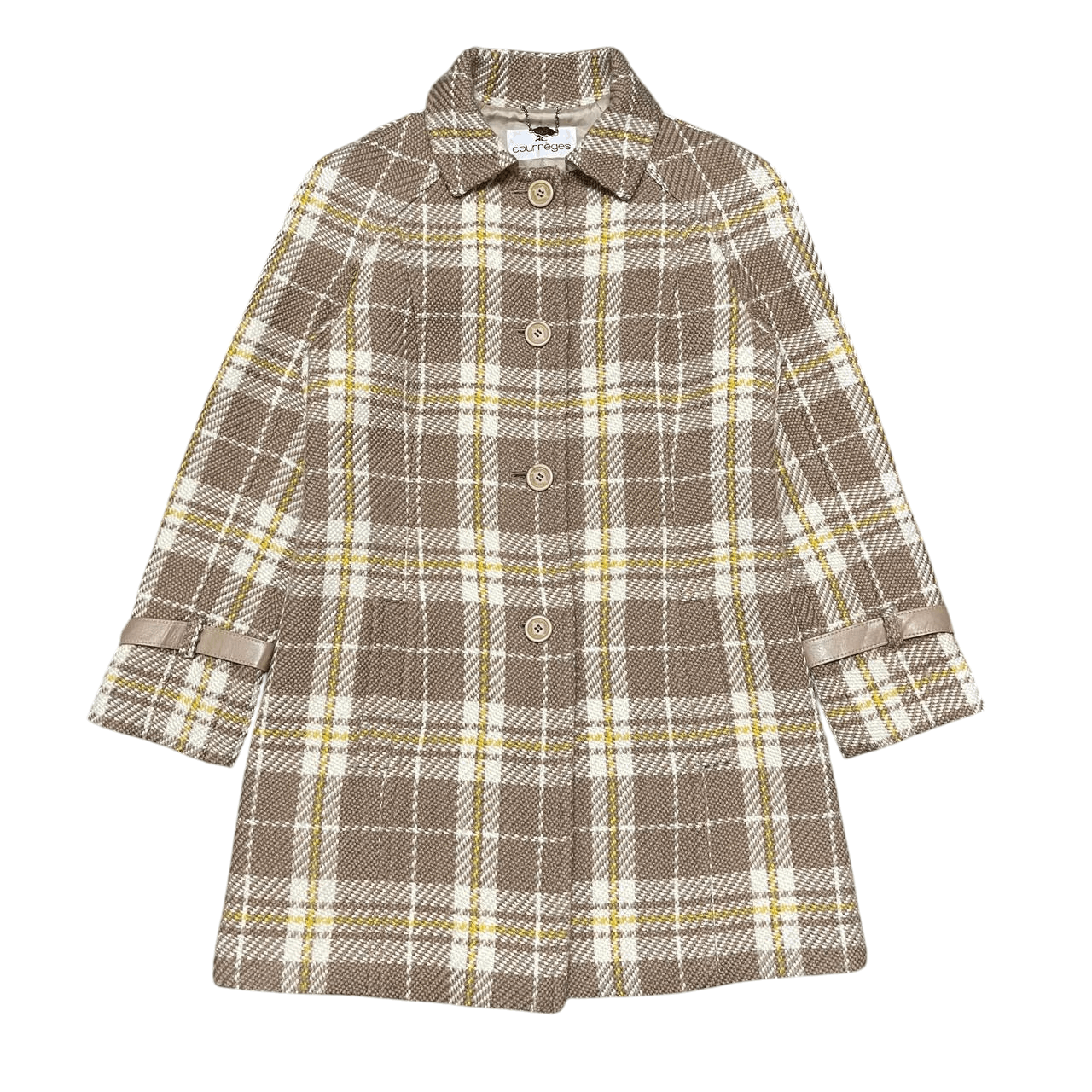 Courreges Vintage Courreges Wool Coat Size US S / EU 44-46 / 1 - 1 Thumbnail