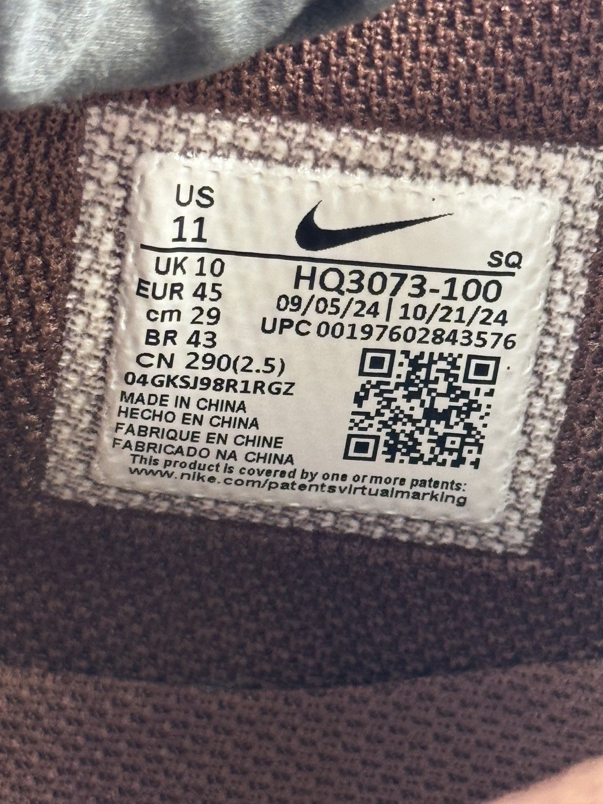 Nike × Travis Scott NIKE ZOOM FIELD JAXX SNEAKERS Size US 11 / EU 44 - 10 Thumbnail