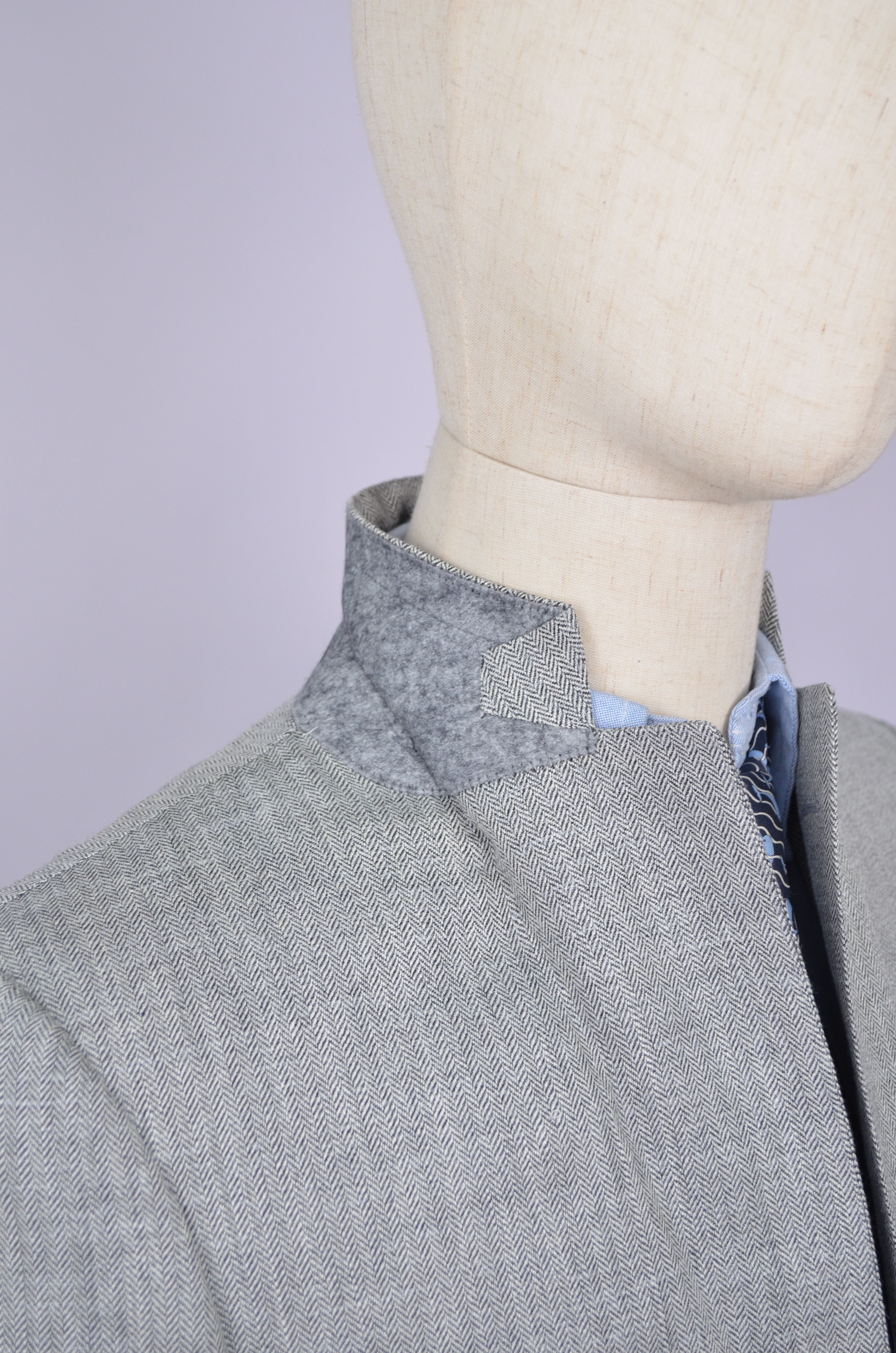 Suitsupply SUITSUPPLY Lazio Ethomas Wool Silk Linen Suit Grey US36 Size 36R - 12 Thumbnail