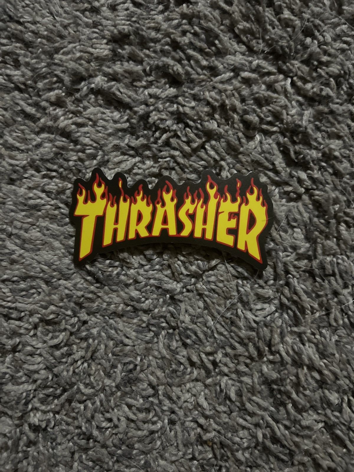 Thrasher Thrasher Magazine Flame Logo Sticker Size ONE SIZE - 1 Thumbnail