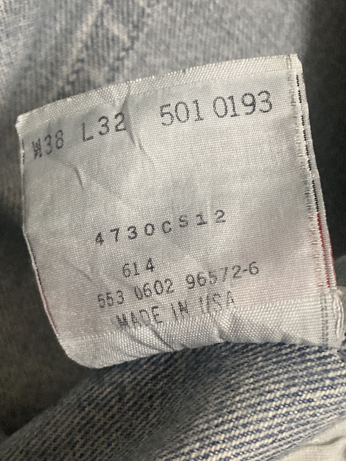 Levi's Vintage Y2K Levis 501 jeans Made in USA Size US 38 / EU 54 - 6 Thumbnail