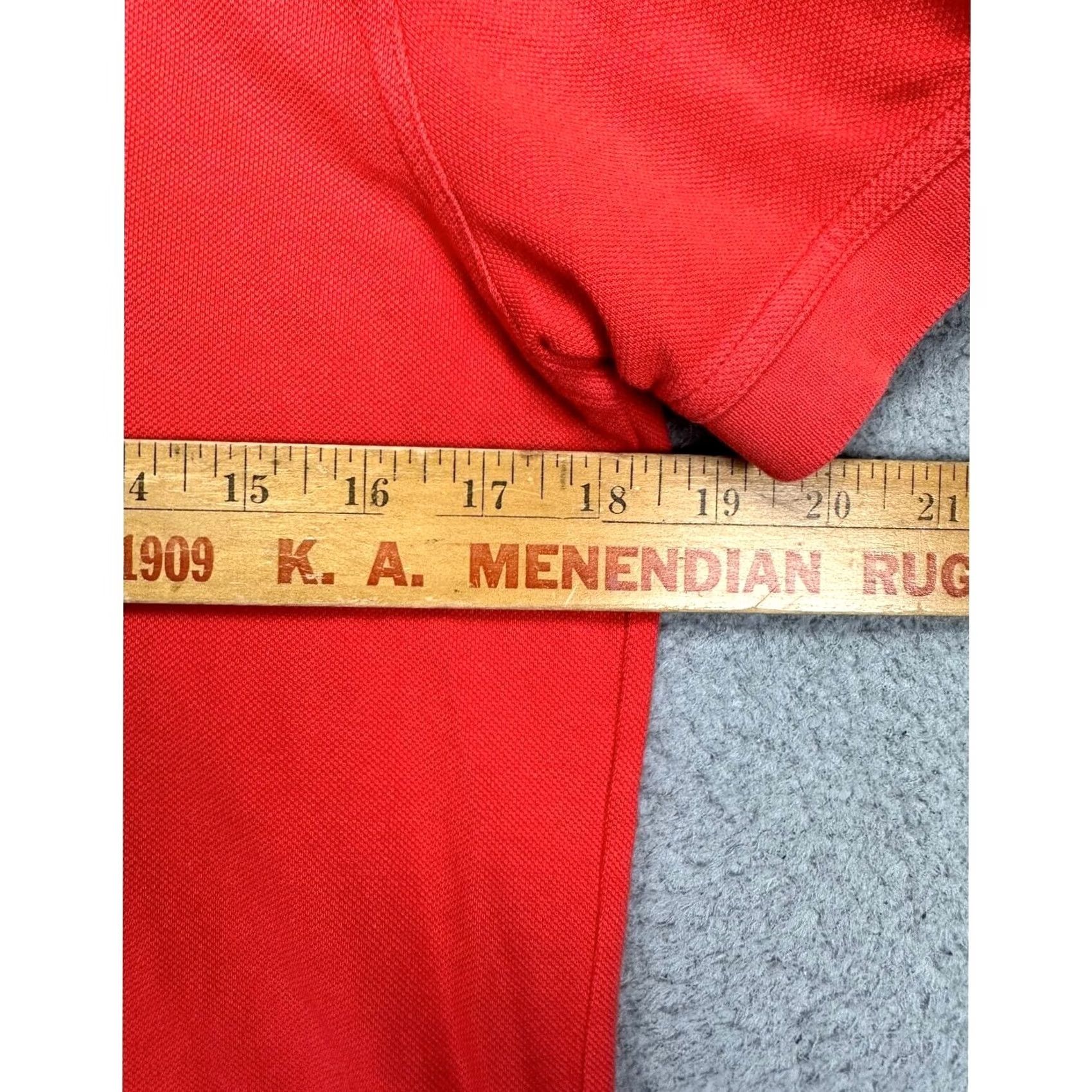 United Colors Of Benetton United Colors Of Benetton Shirt Mens Small Saltwater Red Polo Short Sleeve Rugby Size US S / EU 44-46 / 1 - 7 Thumbnail