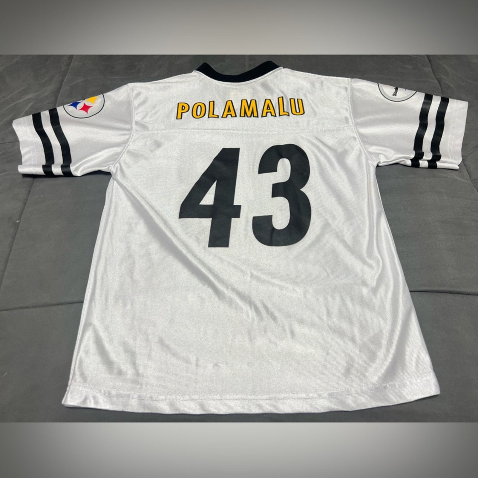 NFL Reebok Pittsburgh Steelers Troy Polamalu #43 Jersey Youth L Size US L / EU 52-54 / 3 - 2 Thumbnail