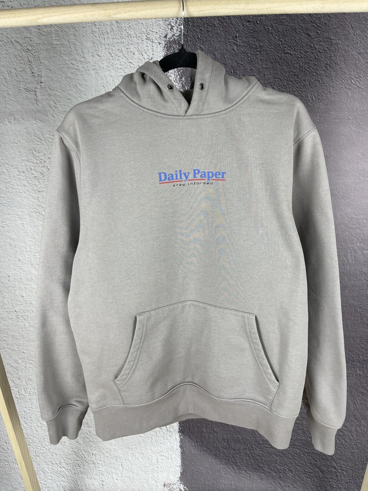 Daily Paper Daily Paper stay informed hype hoodie gray Size US M / EU 48-50 / 2 - 2 Thumbnail