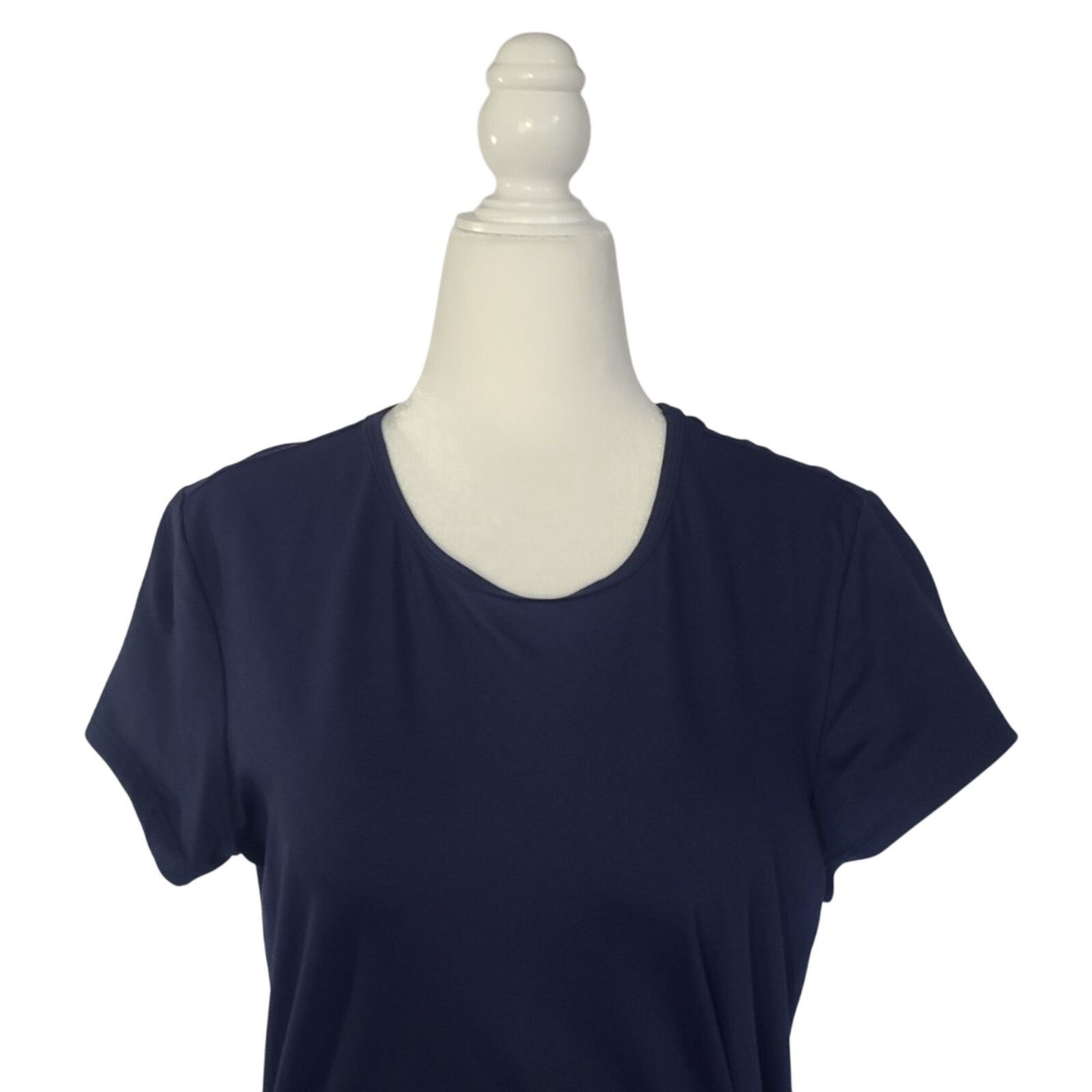 J.McLaughlin J.McLaughlin Navy Elora Bangle Side Tie Wrap Dress Medium Size M / US 6-8 / IT 42-44 - 3 Thumbnail
