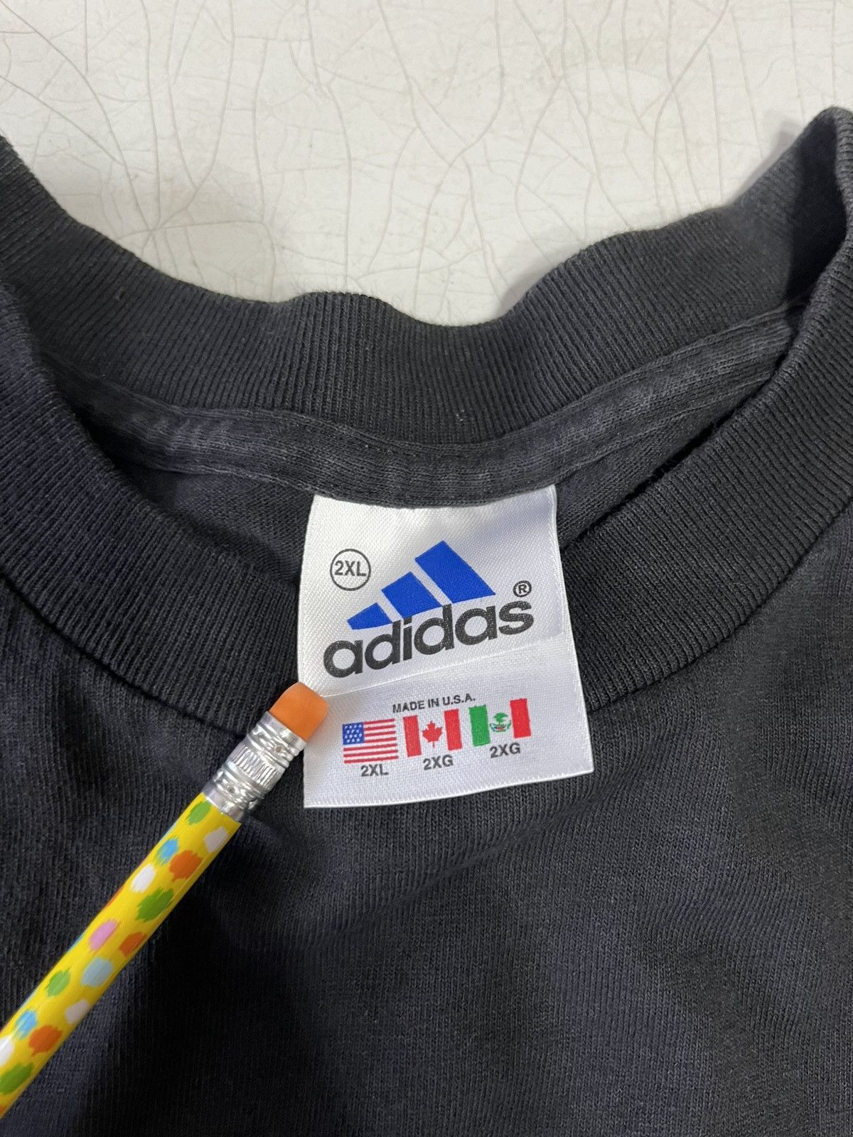 Adidas × Vintage Vintage adidas basketball shirt Size US XXL / EU 58 / 5 - 3 Thumbnail