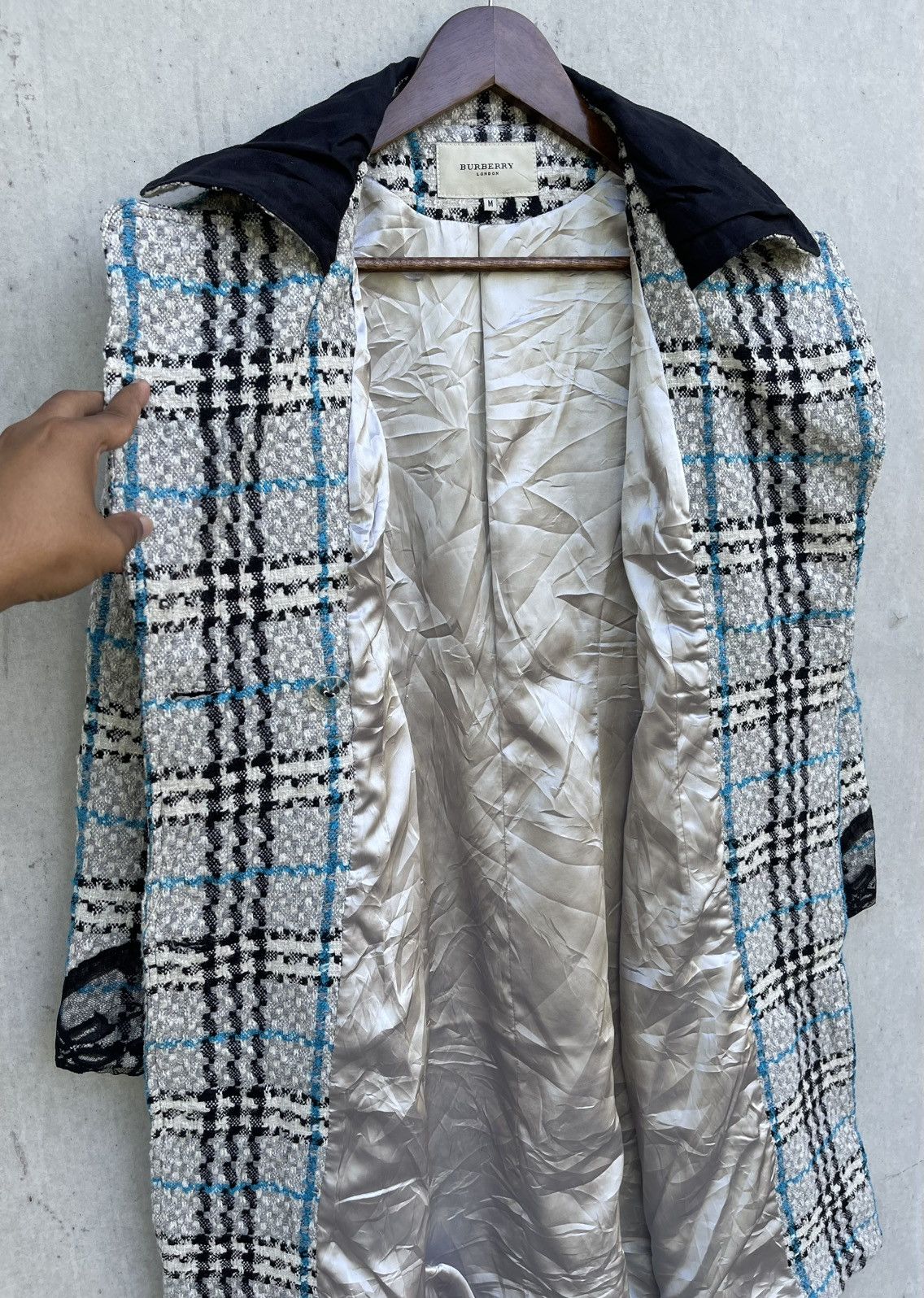 Burberry 🔥 BURBERRY LONDON WOMEN'S NOVA CHECK DOUBLE BREASTED COAT Size M / US 6-8 / IT 42-44 - 7 Thumbnail