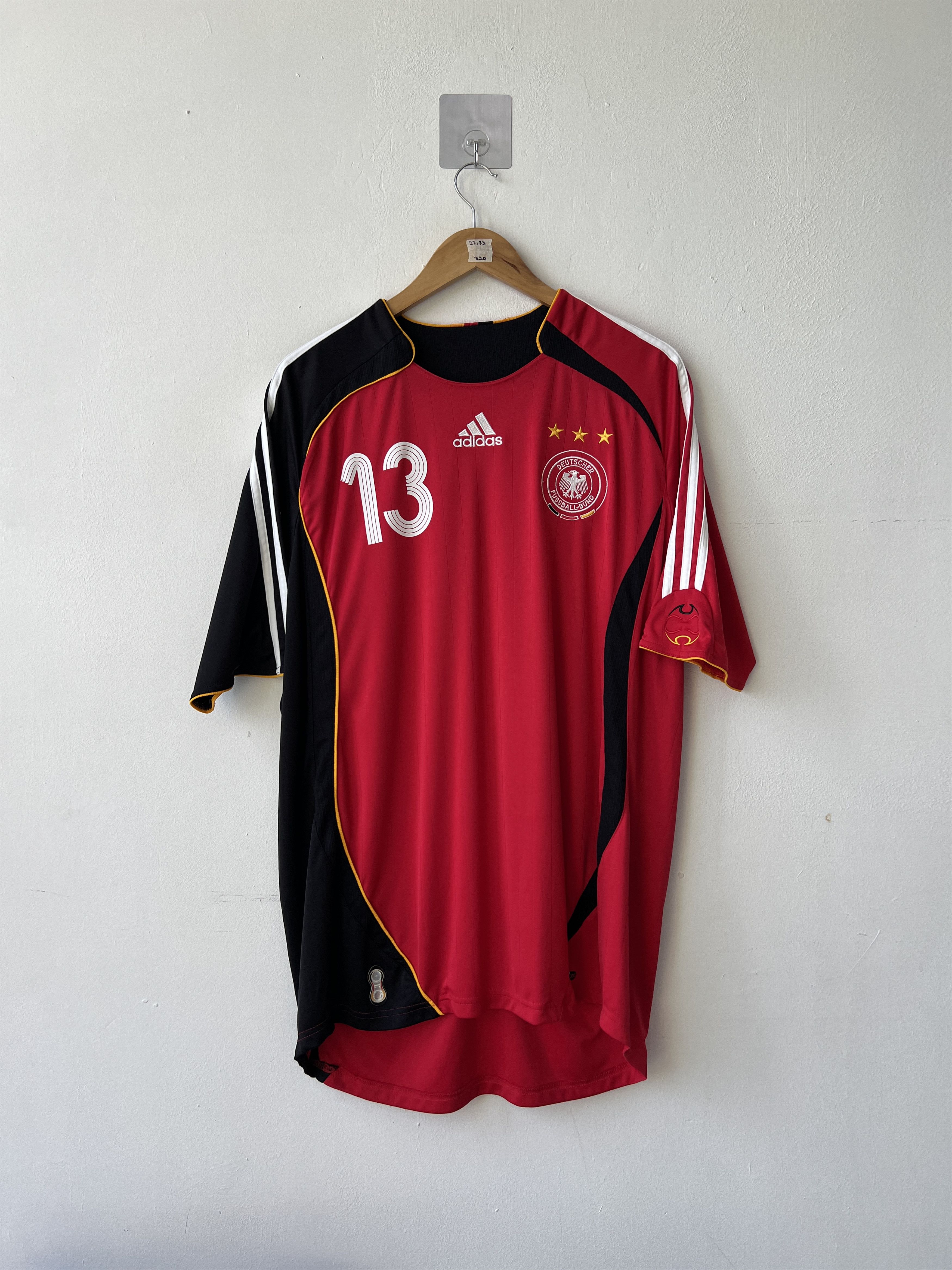 Adidas (XL) Germany 2005-07 Away Kit Ballack #13 Size US XL / EU 56 / 4 - 2 Thumbnail