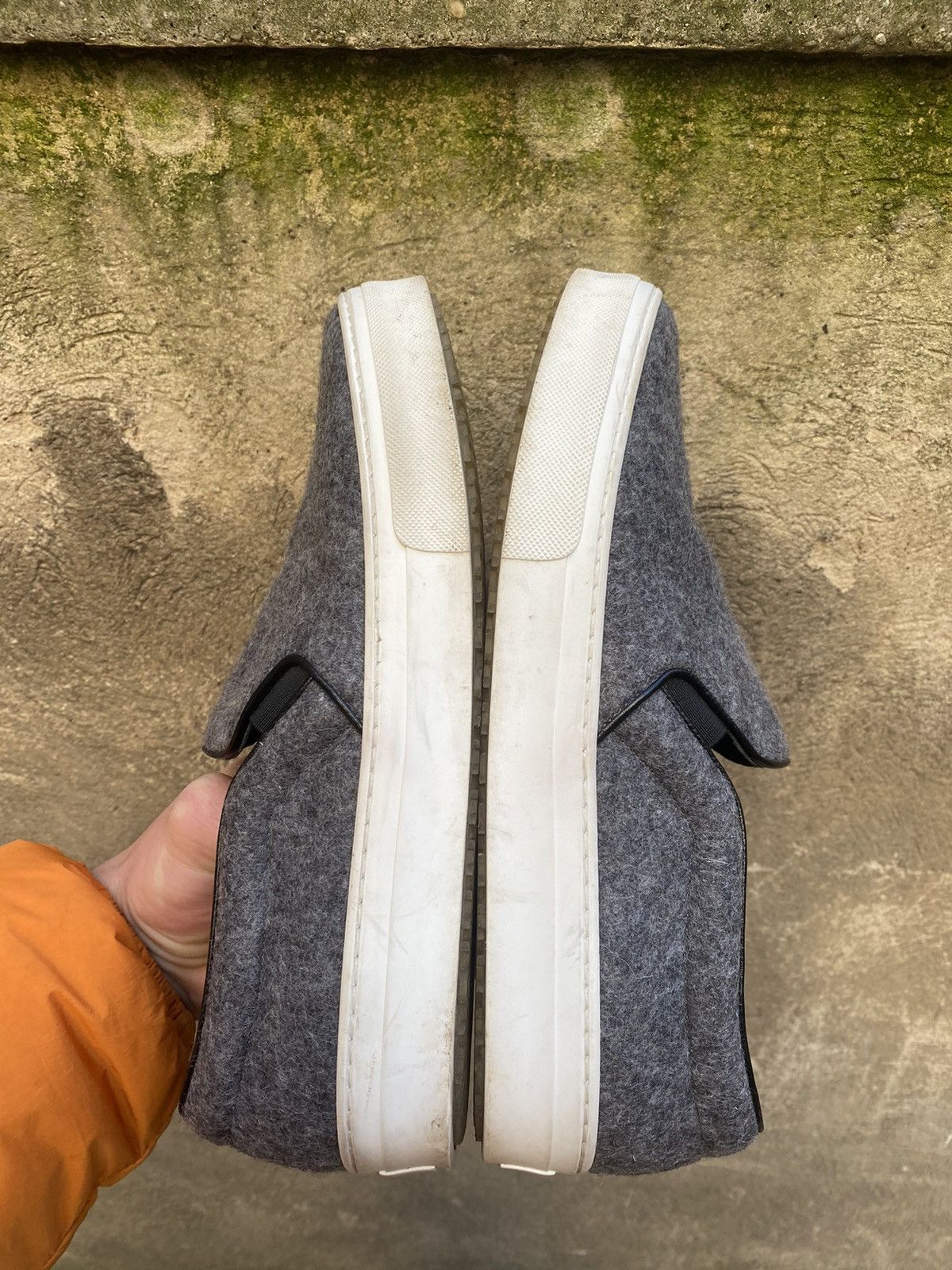 Celine Celine Wool Leather Slip On Sneakers Size US 10 / EU 43 - 8 Thumbnail