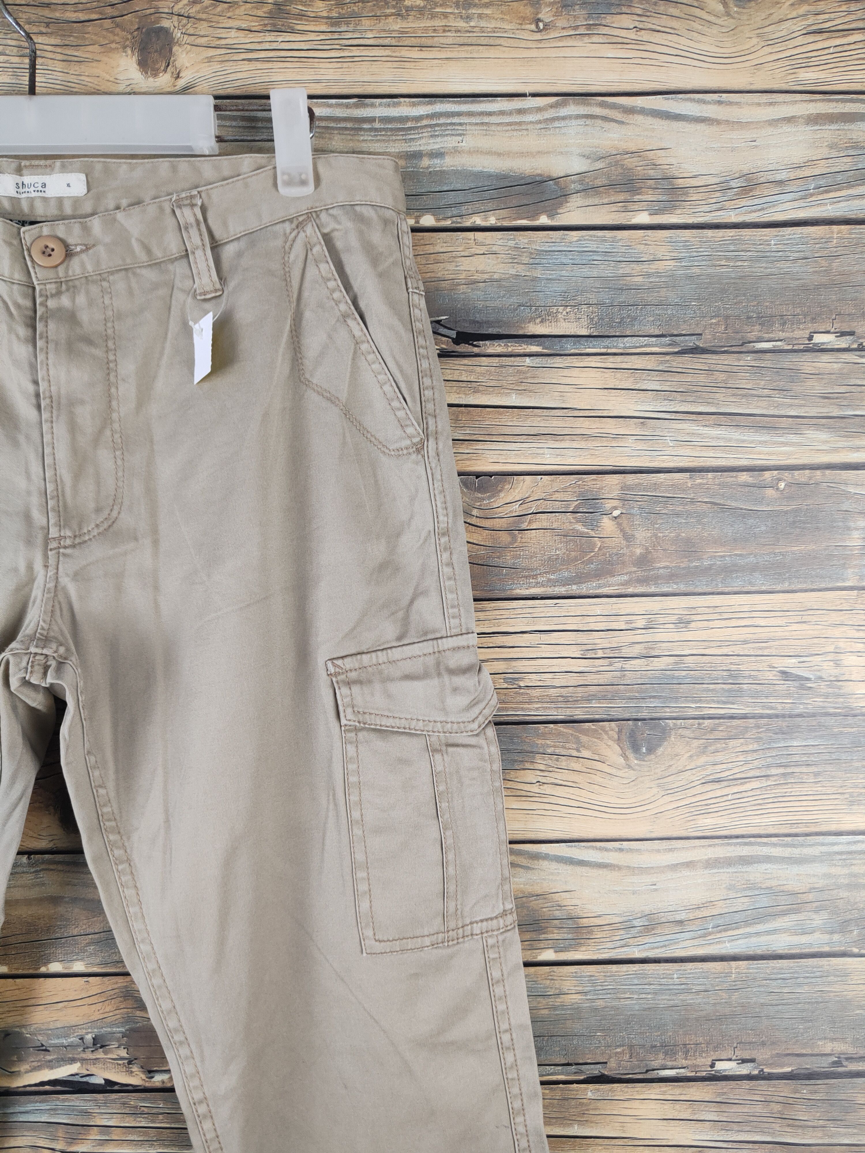 Global Work DL Shuca Global Work Beige Multipocket Cargo Pants #1375 Size 32" / US 10 / IT 46 - 5 Thumbnail