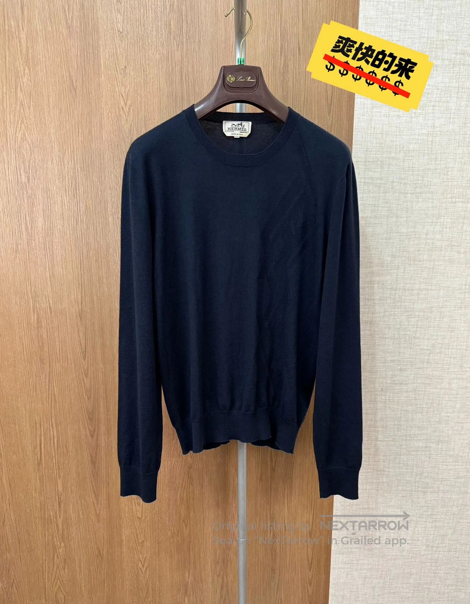 Hermes Hermes Men’s Cashmere Knit Sweater. Size US S / EU 44-46 / 1 - 1 Thumbnail