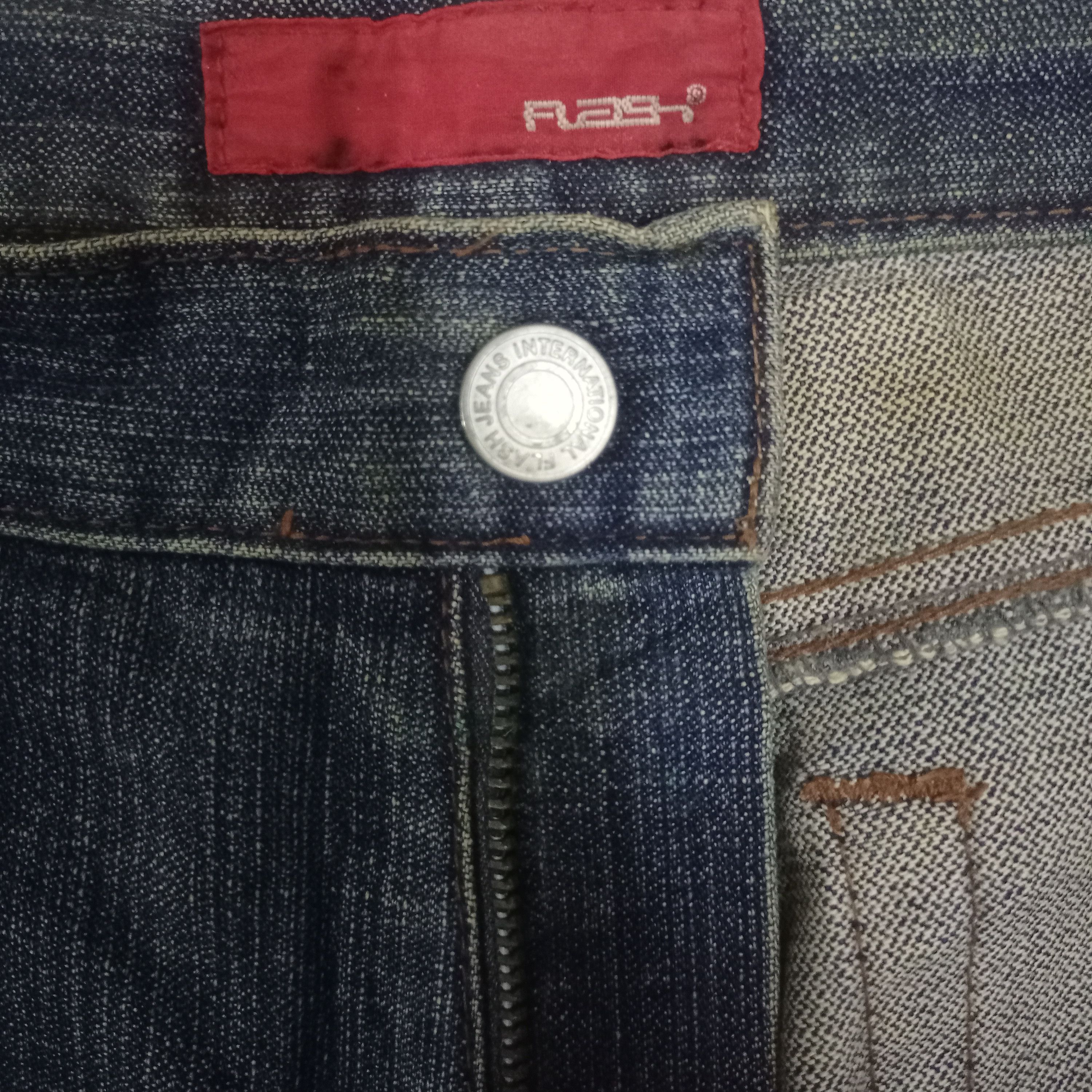 Japanese Brand Vintage Japanese Brand Distressed Flare Jeans 31x28 Size US 31 - 3 Thumbnail
