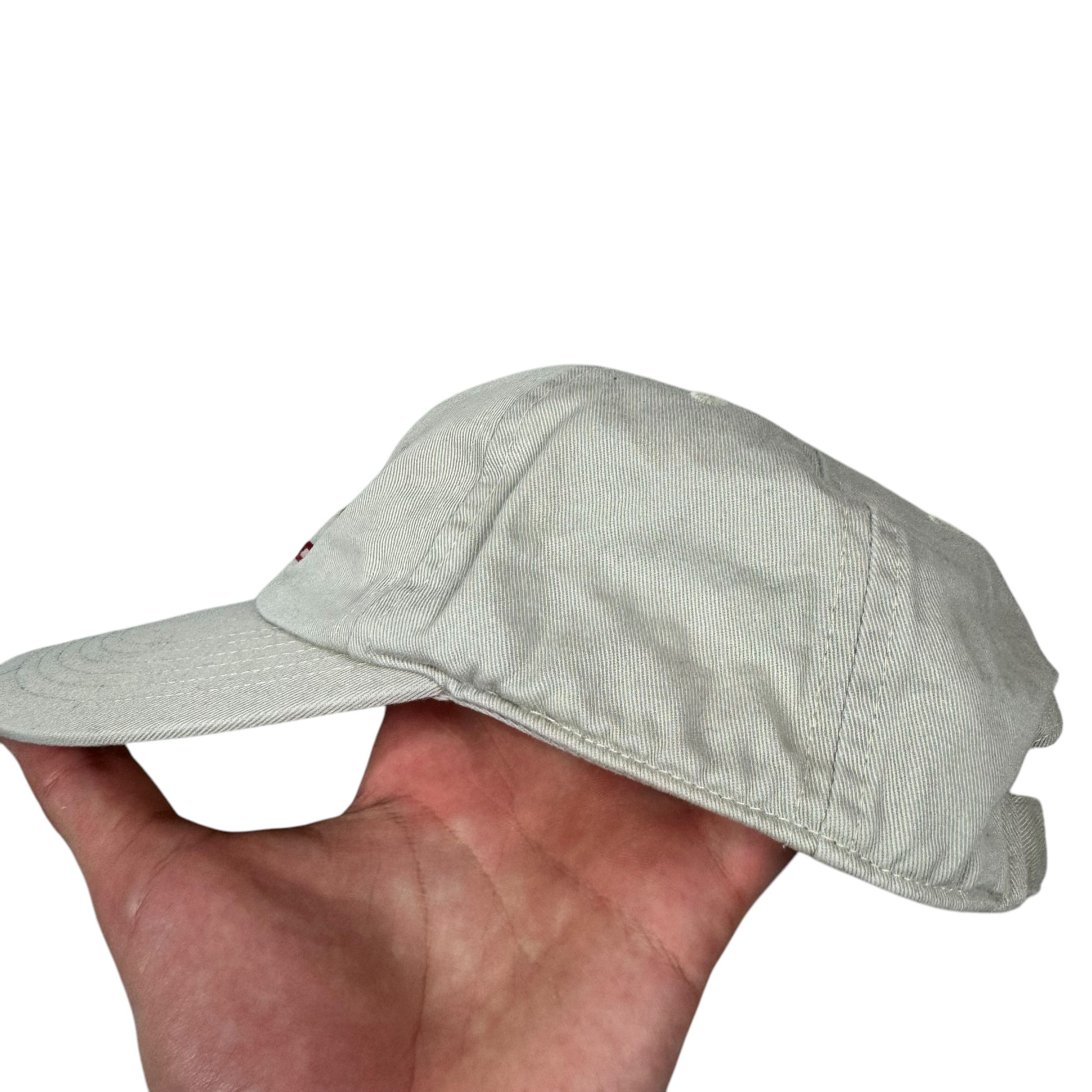 Nike Nike Gray Cotton Athletic Swoosh Adjustable Strapback Hat Size ONE SIZE - 4 Thumbnail