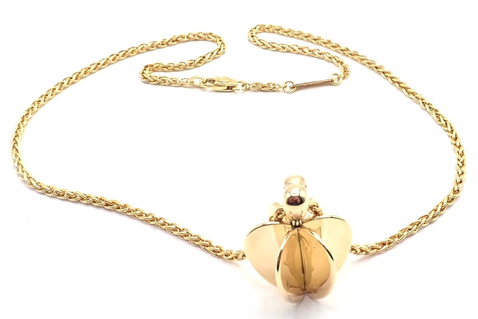 Cartier Authentic! Cartier 18k Yellow Gold Double Chain Necklace Size ONE SIZE - 14 Thumbnail