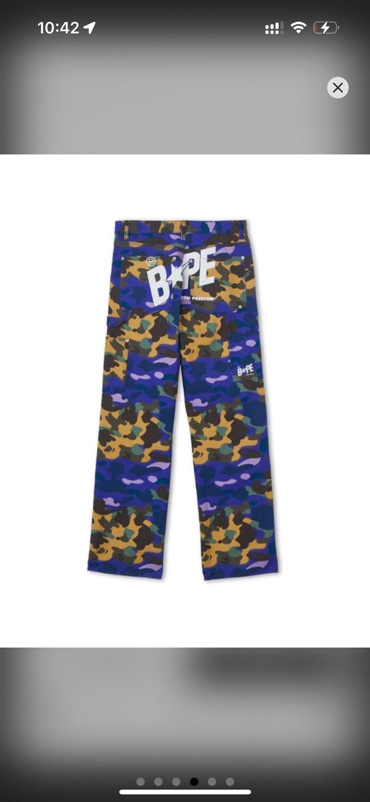 Bape × Heron Preston Bale x Heron Preston carpenter pants Size US 34 / EU 50 - 4 Thumbnail