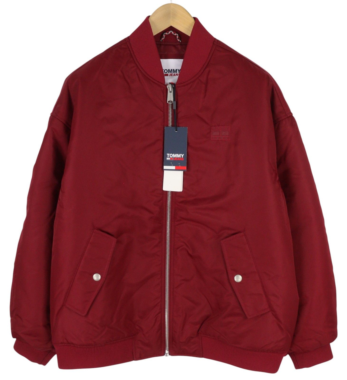 Tommy Hilfiger TJM OVZ TONAL APPL M Oversized Padded Bomber Jacket 85665 Size US M / EU 48-50 / 2 - 1 Thumbnail