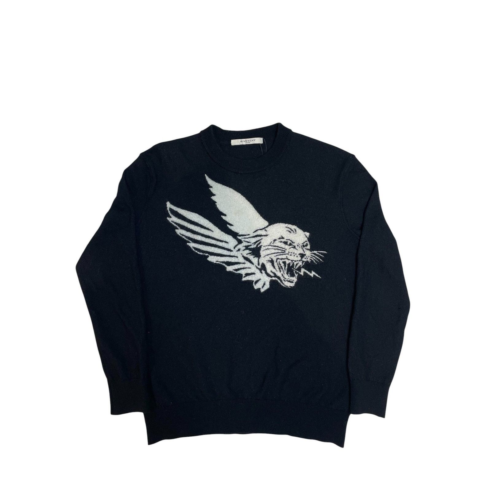 Givenchy Givenchy 'Tiger Wing' Cashmere Crewneck Size S / US 4 / IT 40 - 1 Thumbnail