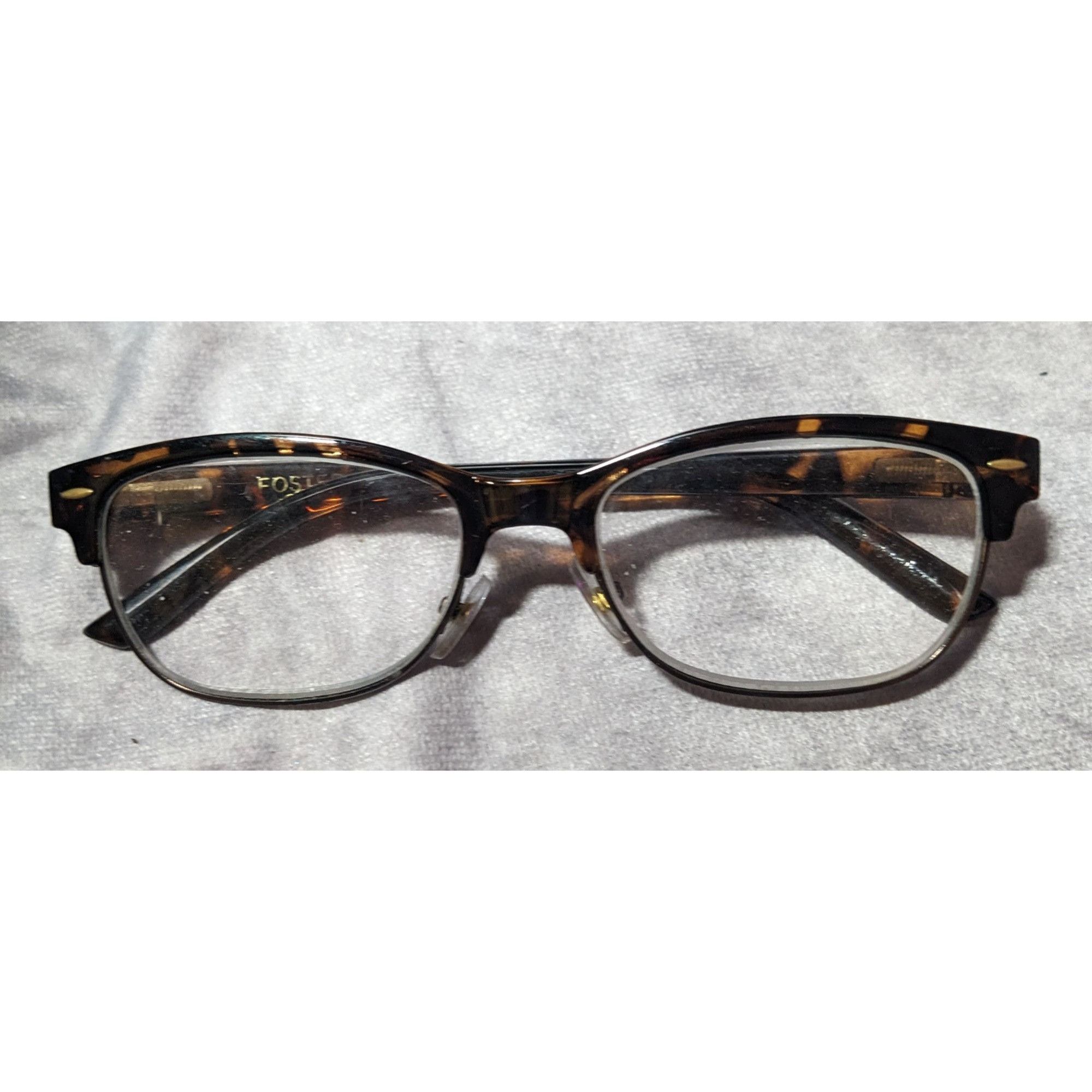 Foster Grant Foster Grant Cleo Tortoise Retro Glasses Frames Size ONE SIZE - 6 Thumbnail
