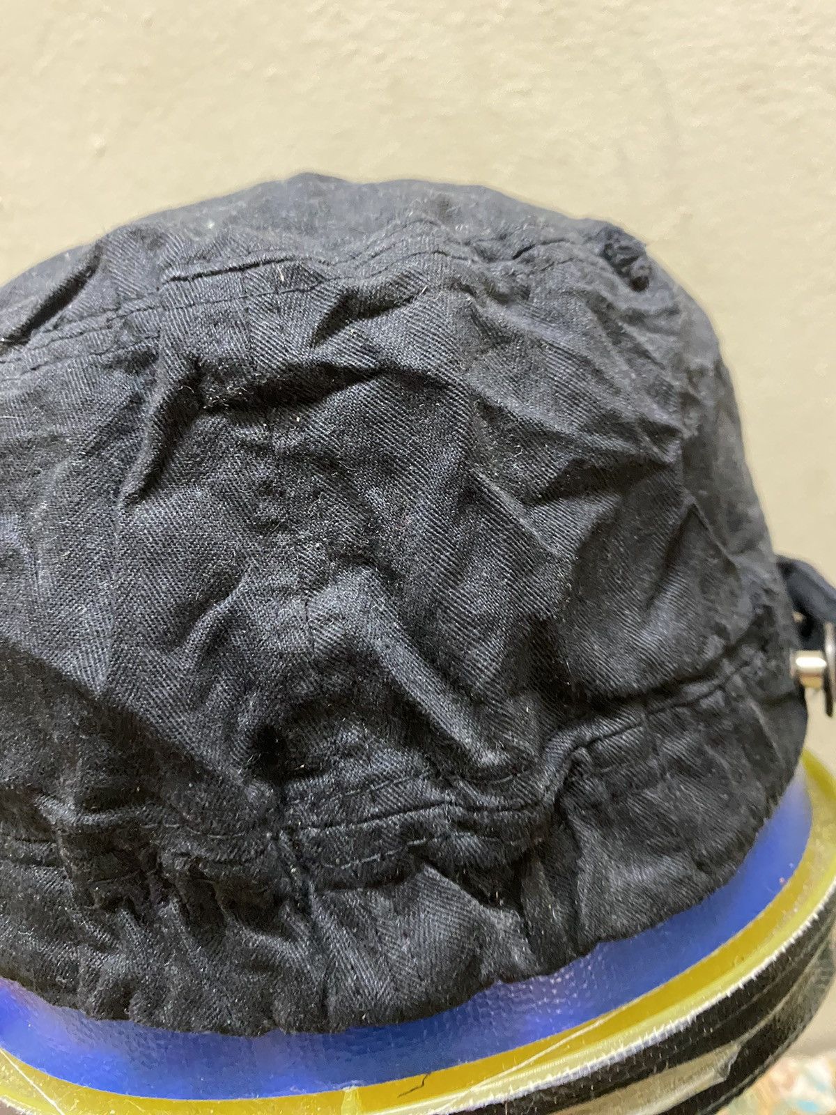 Japanese Brand × Vintage TWO FOLD HBT SUN FADED CADET HAT - BLACK Size ONE SIZE - 5 Thumbnail